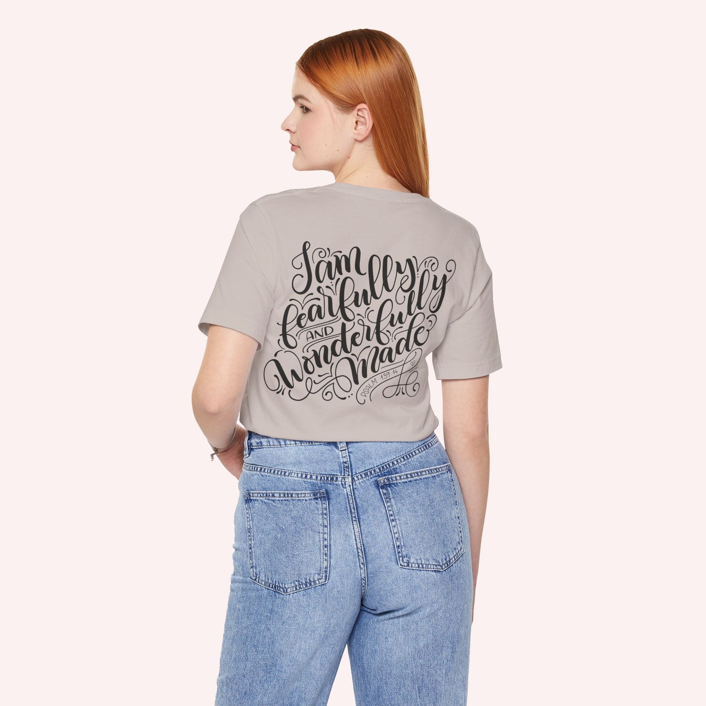 Fearfully and Wonderfully made - Unisex Jersey Short Sleeve Tee