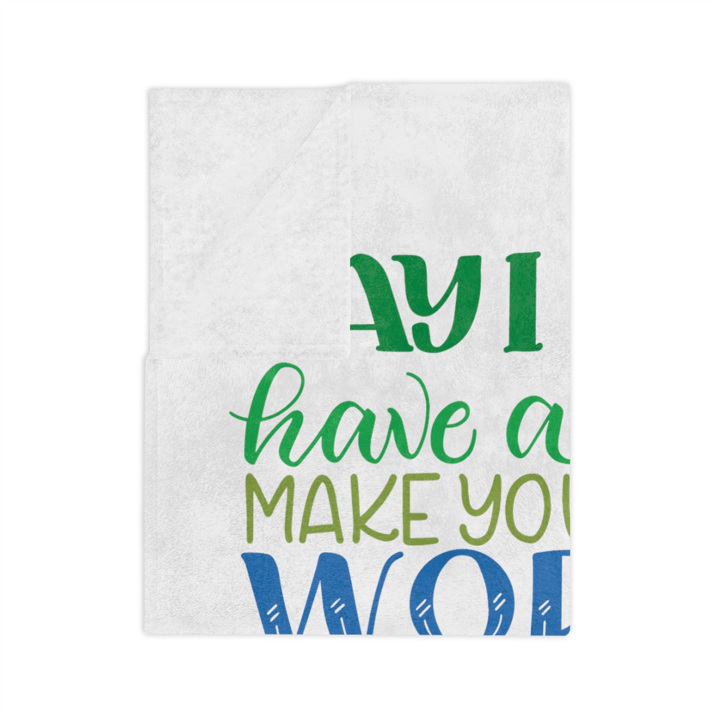 Rainbow Encouraging Family Rules - Velveteen Blanket - howjoyfulshop