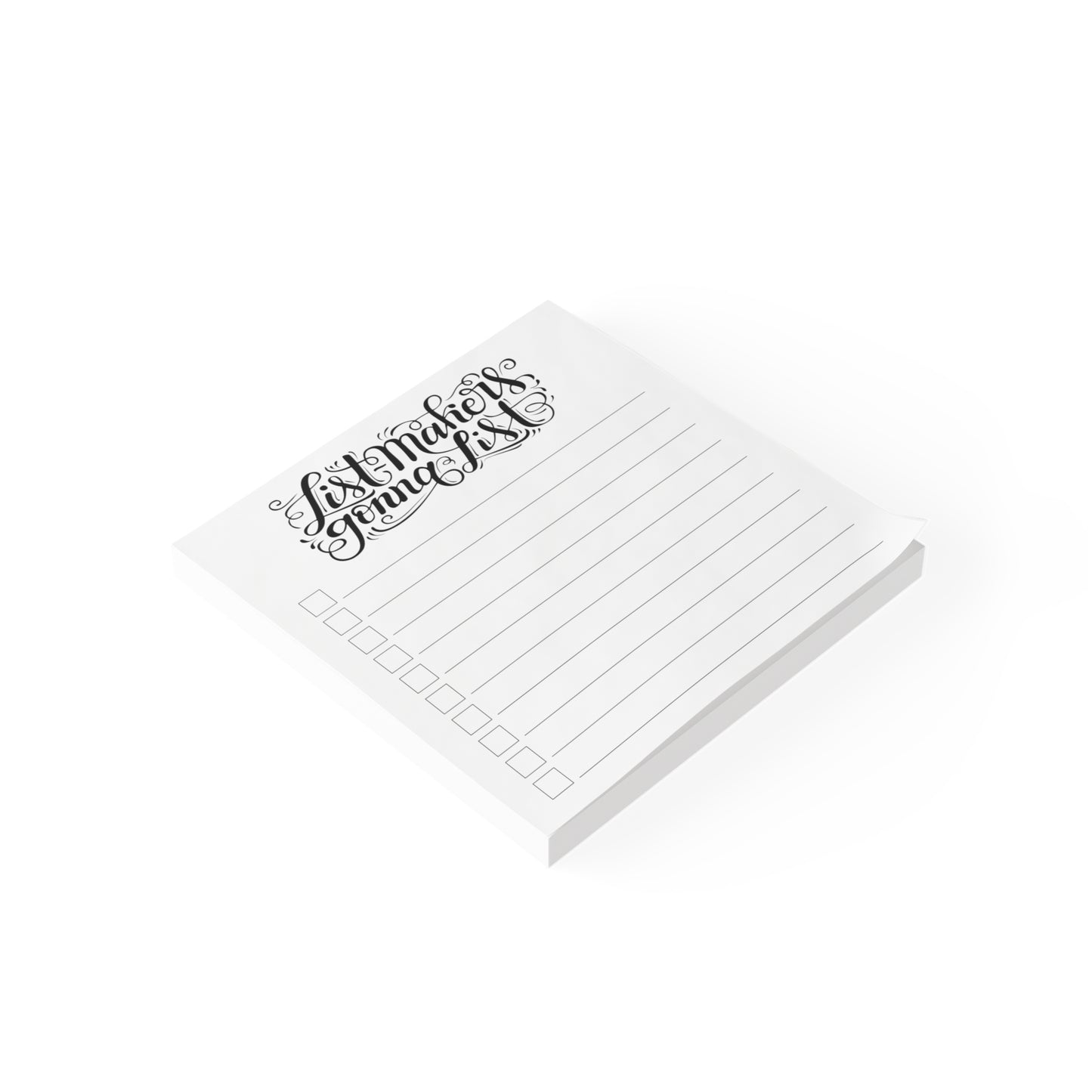 List-makers Gonna List - Post-it® Note Pad - howjoyfulshop