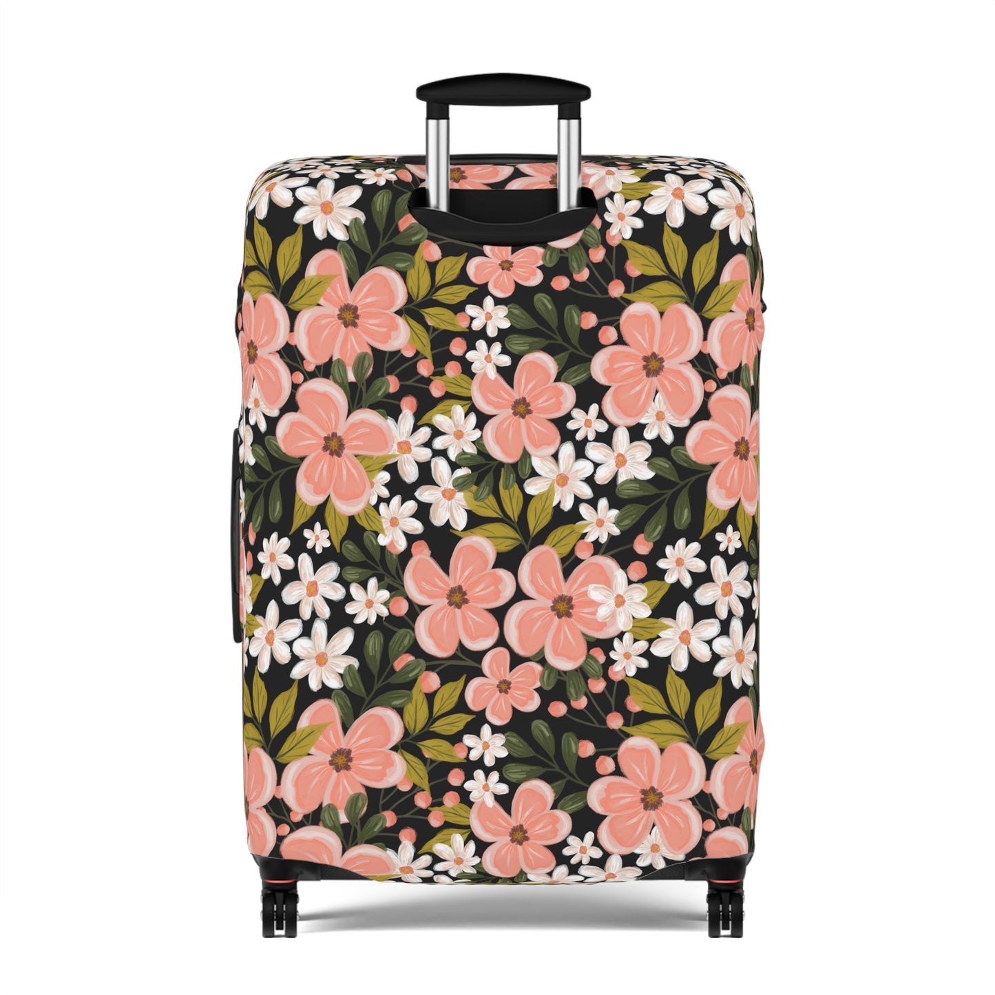 Pink Wildflower - Luggage Cover - howjoyfulshop