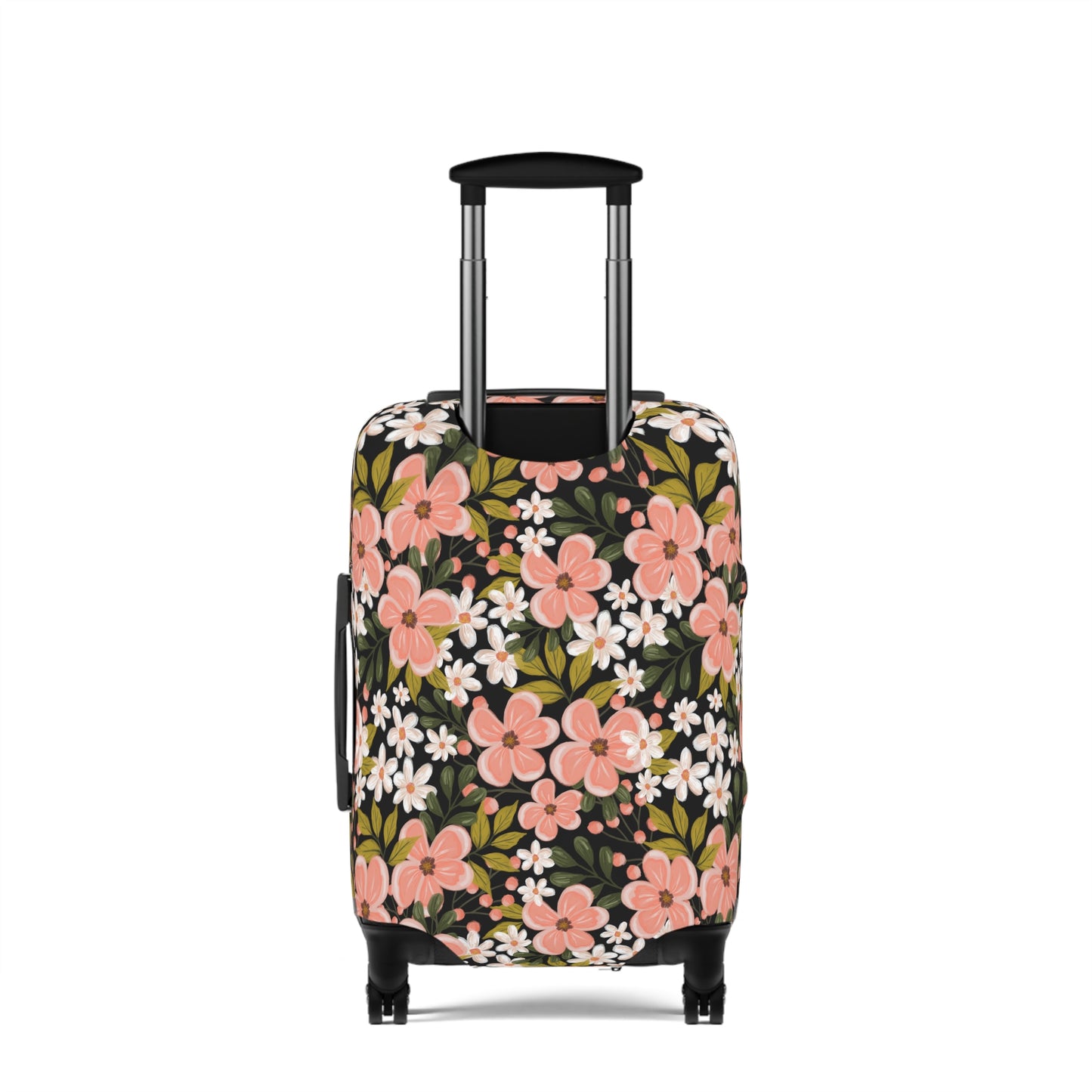 Pink Wildflower - Luggage Cover - howjoyfulshop