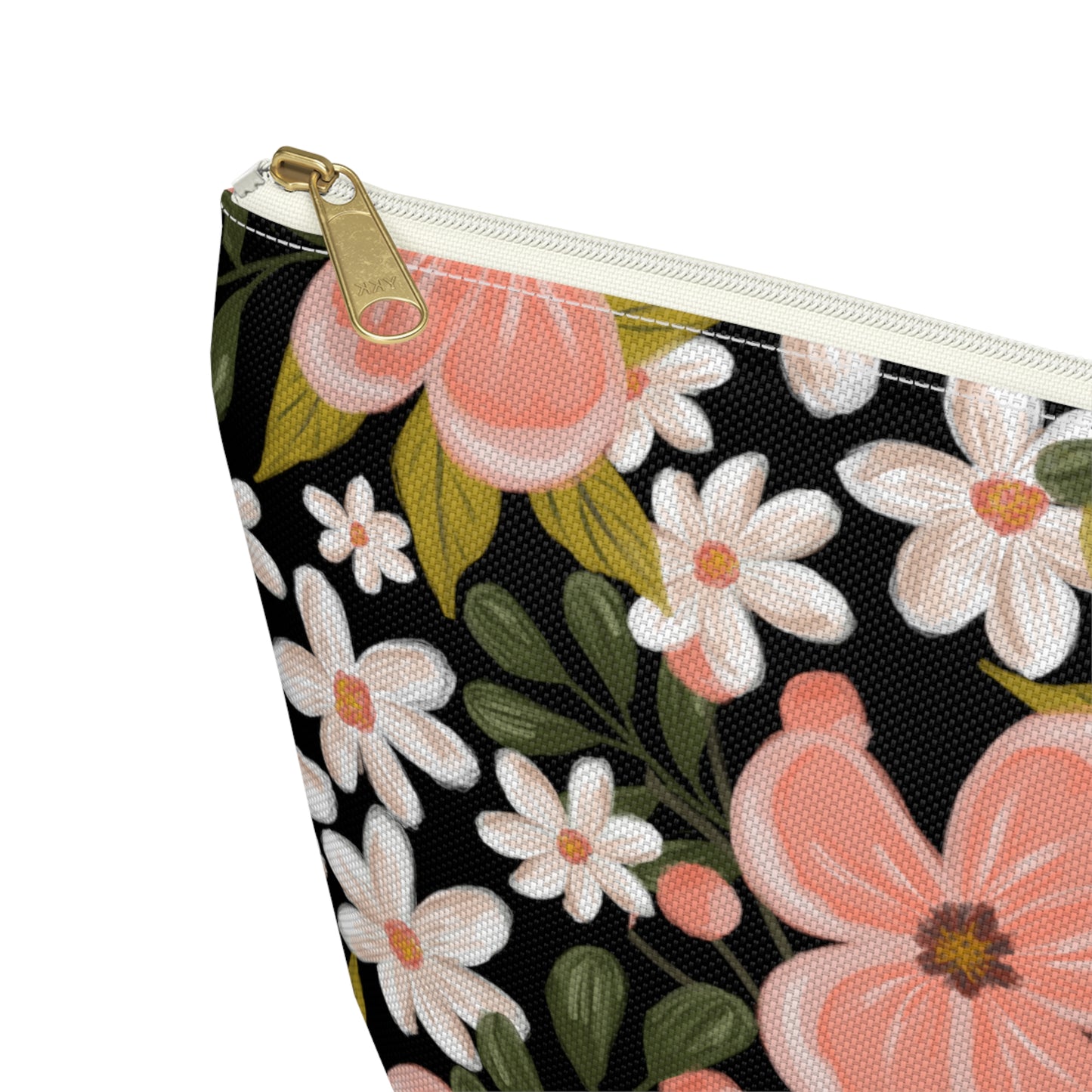 Pink Wildflower - T-bottom Pouch - howjoyfulshop