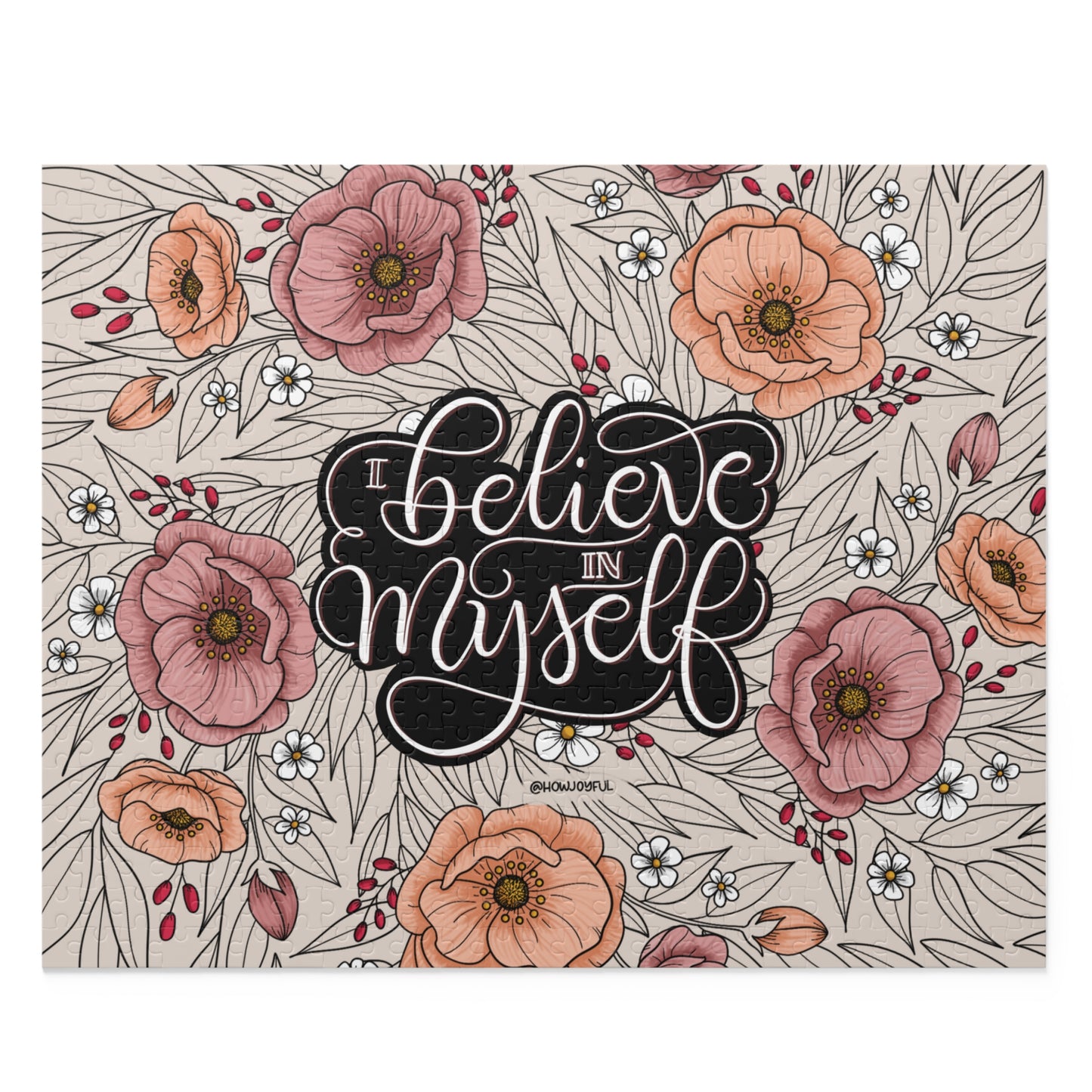 I believe in myself - Affirmation Puzzle - howjoyfulshop