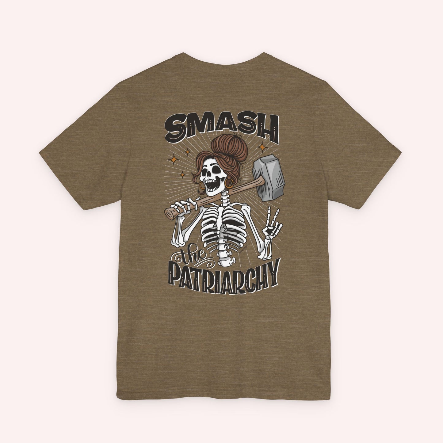 Smash the Patriarchy - Feminist - Woman Empowerment Jersey Tee