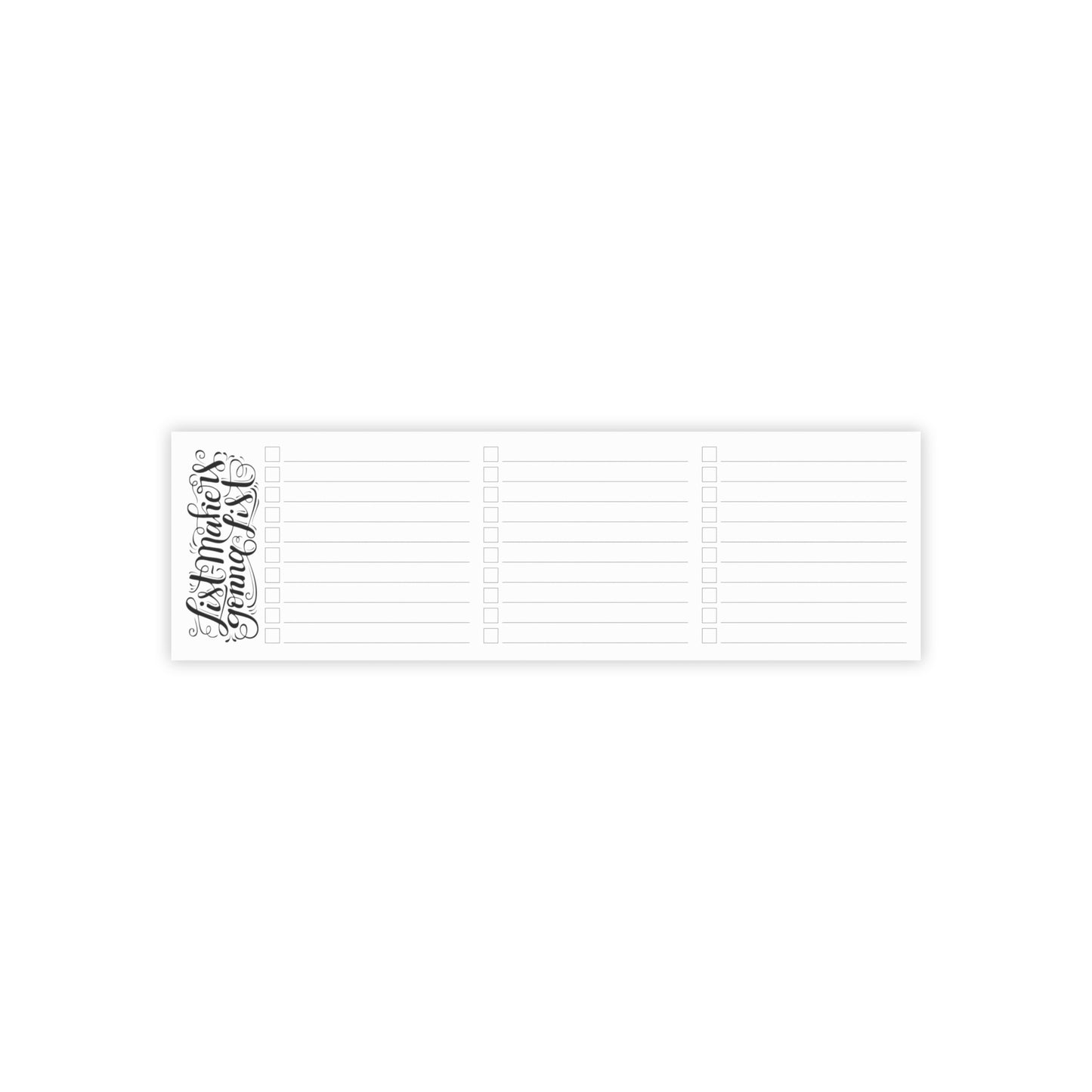 List-makers Gonna List - Post-it® Note Pad - howjoyfulshop