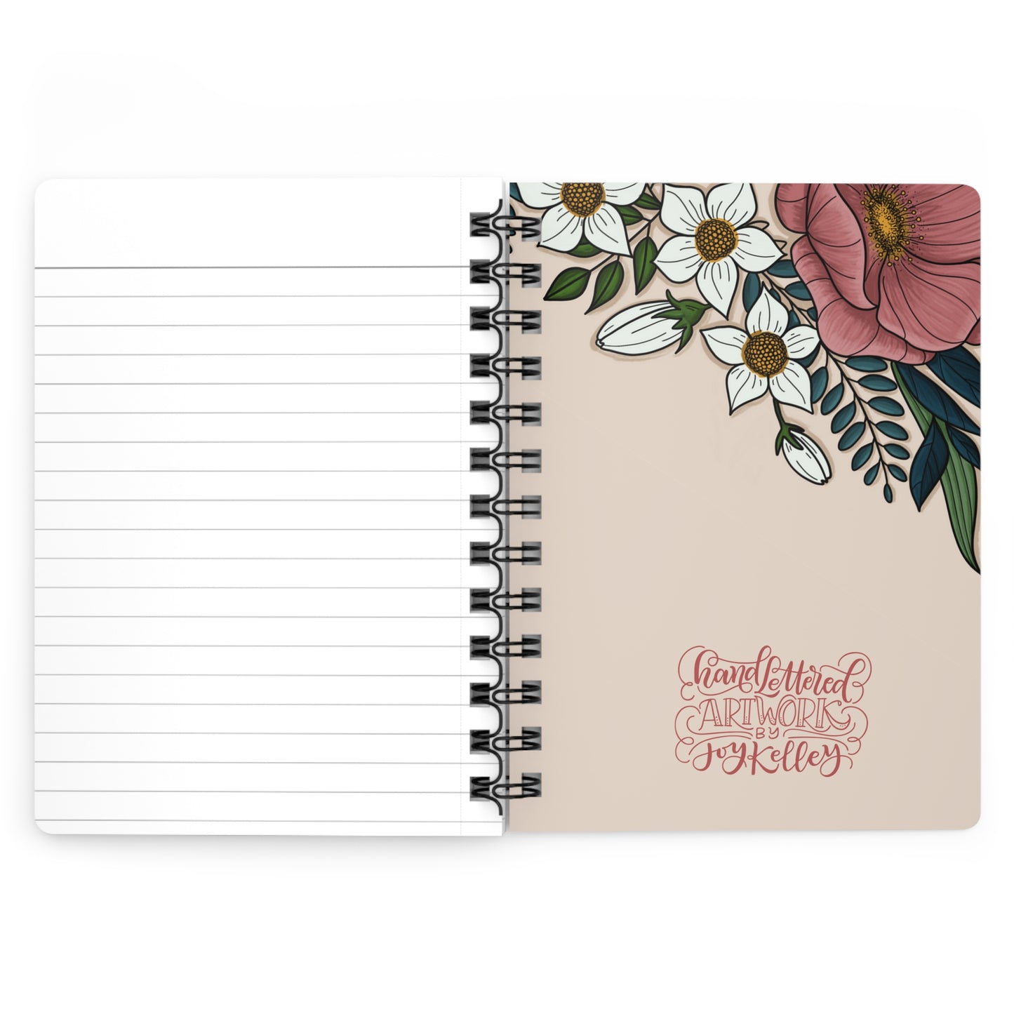 I accept myself exactly as I am - Spiral Bound Affirmation Journal - howjoyfulshop