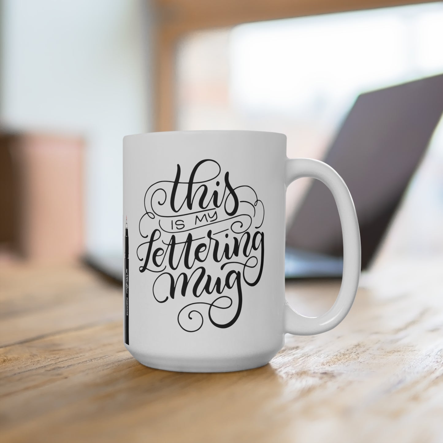 This is my Lettering Mug - 15oz - howjoyfulshop