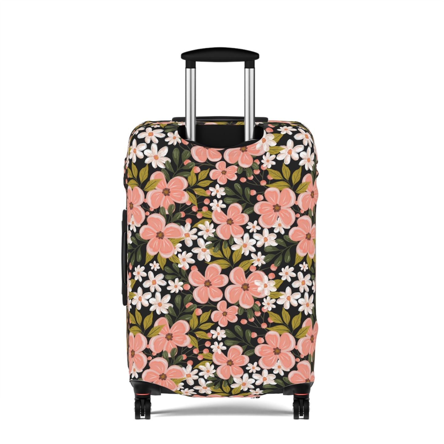 Pink Wildflower - Luggage Cover - howjoyfulshop