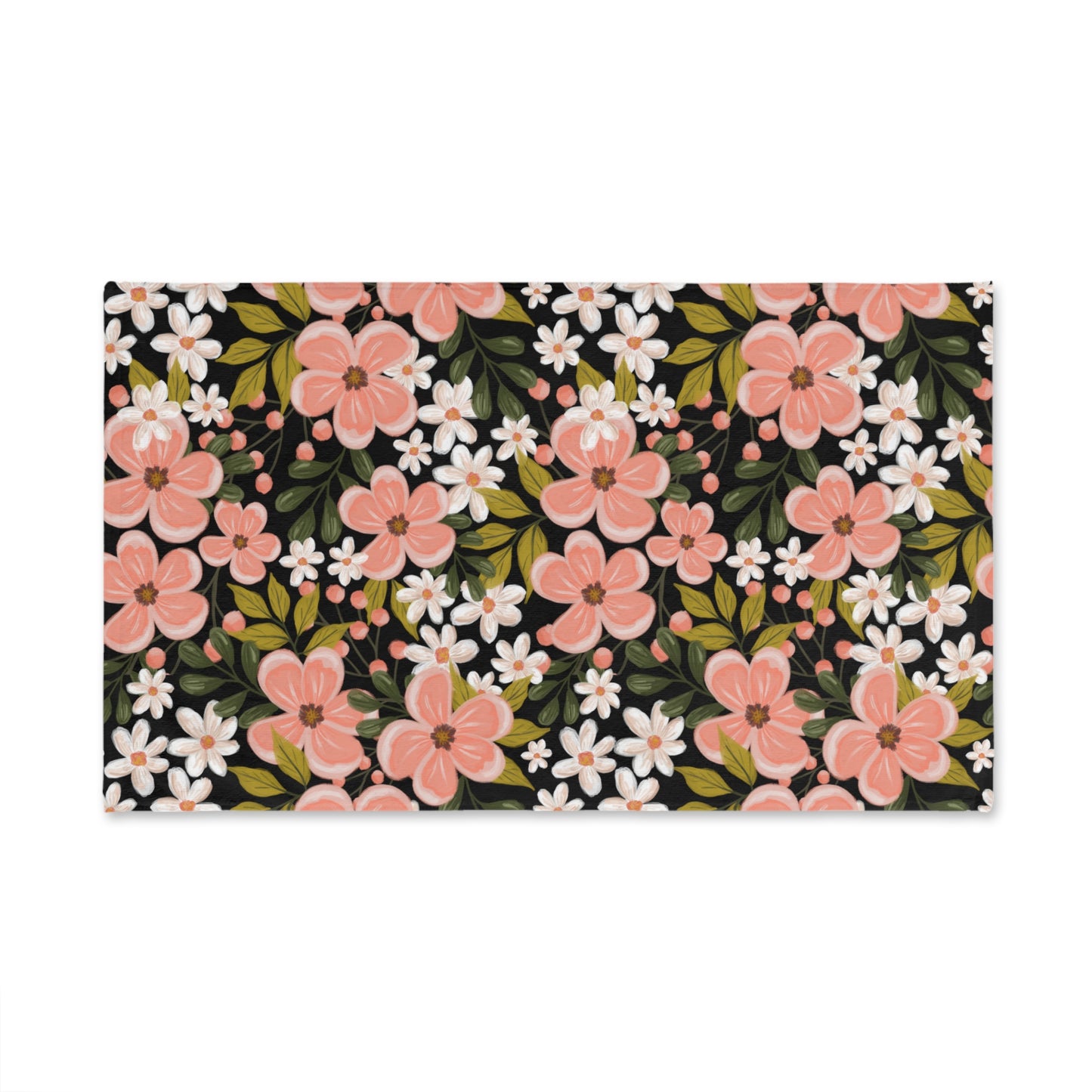 Pink Wildflower - Kitchen Towel - howjoyfulshop