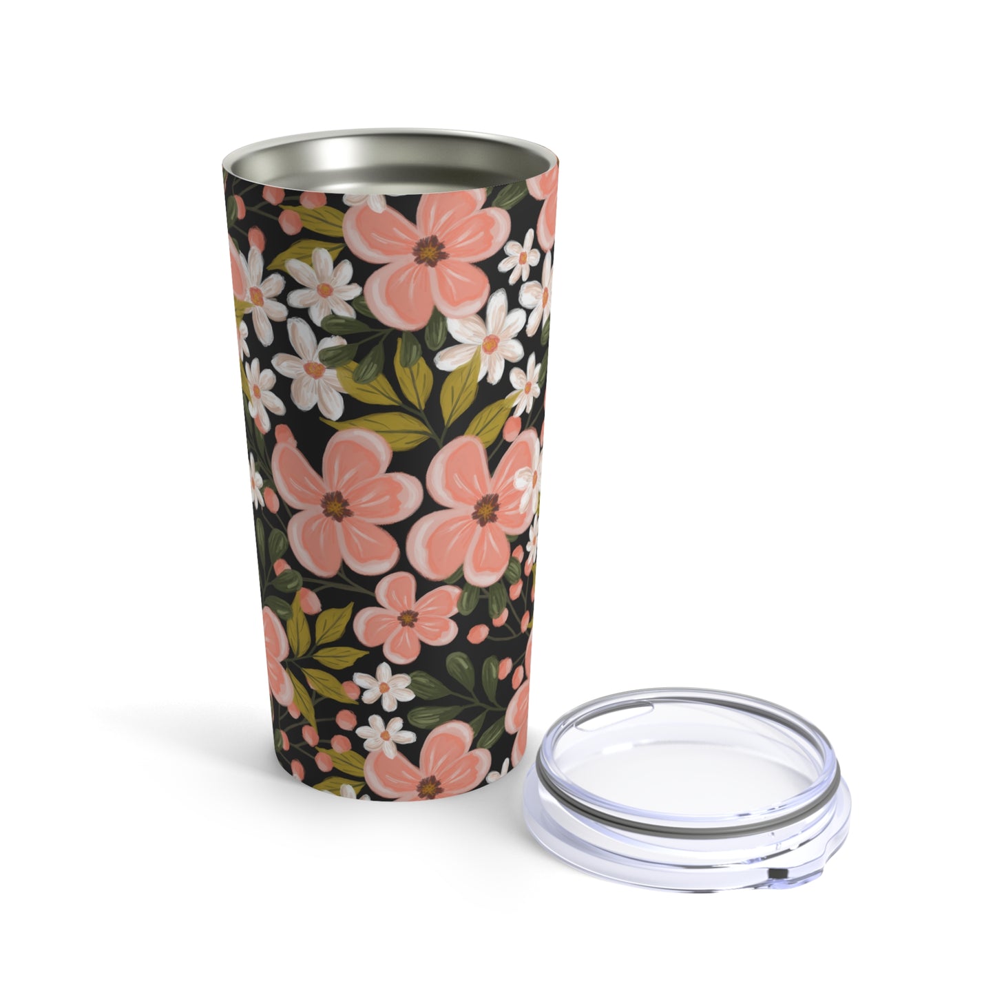 Pink Wildflower - Tumbler 20oz - howjoyfulshop