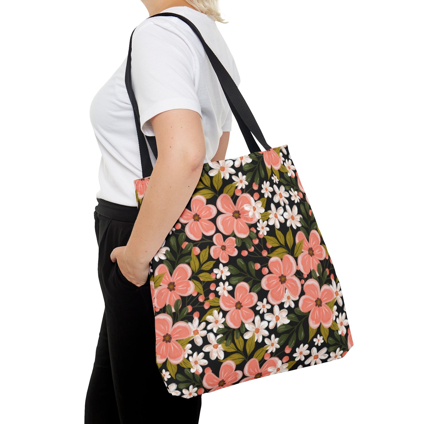 Pink Wildflower - Tote Bag - howjoyfulshop