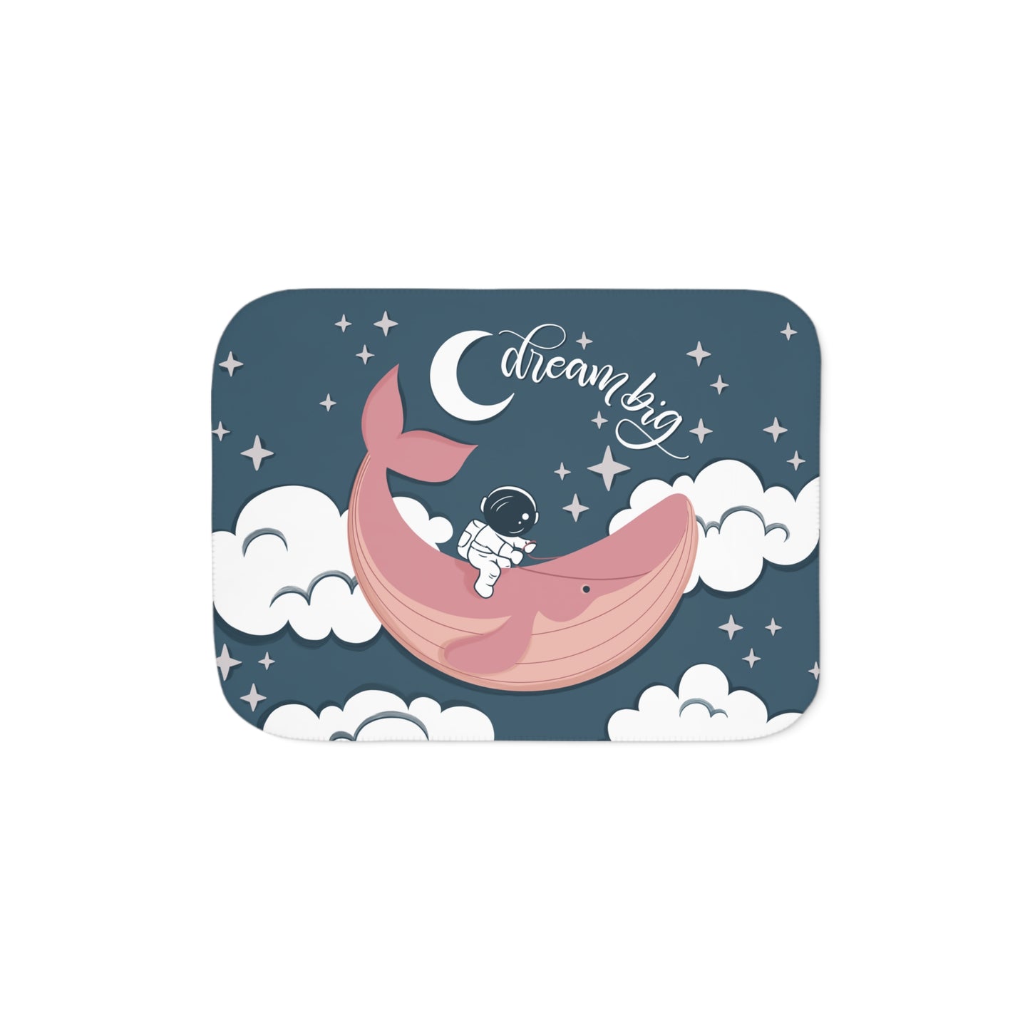 Dream Big Pink - Sherpa Blanket - HowJoyful Shop