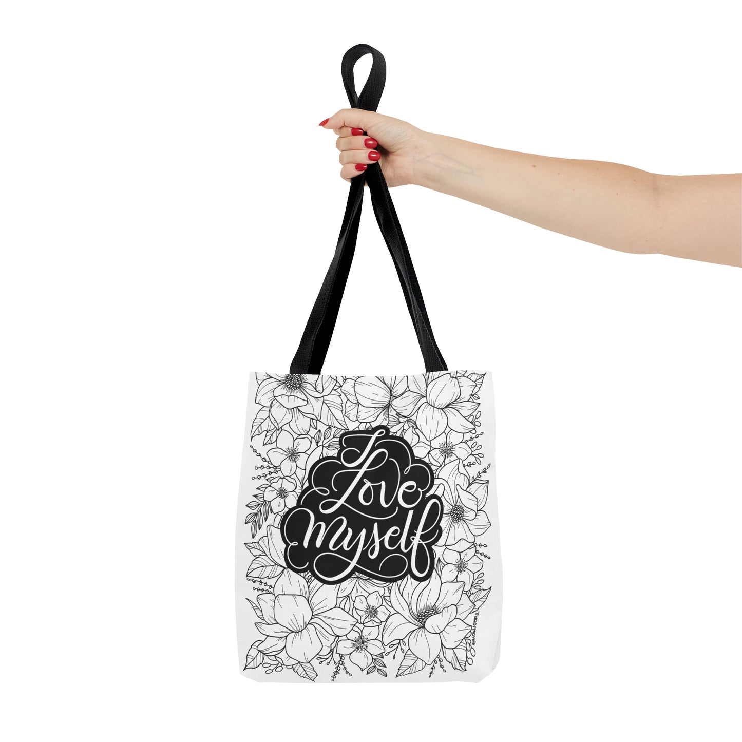 I love Myself - Affirmation Tote Bag - howjoyfulshop