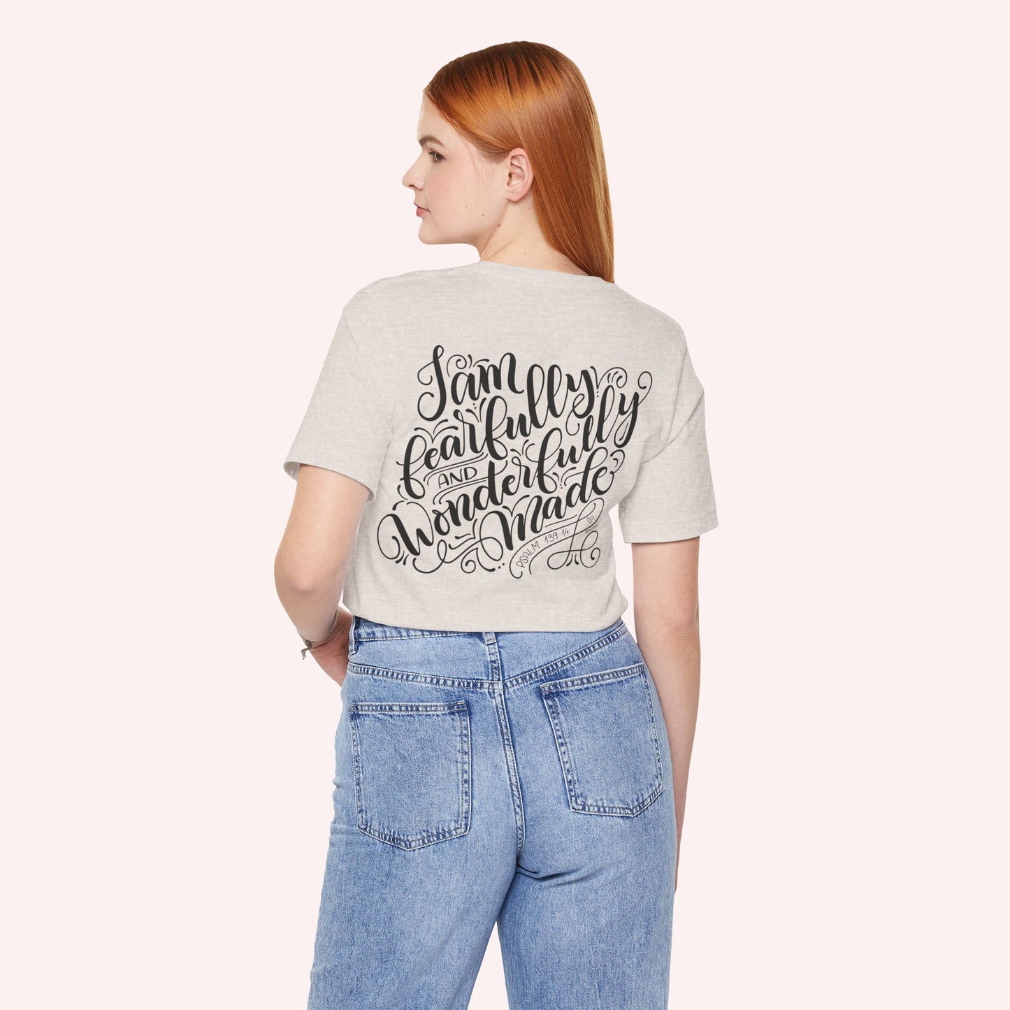 Fearfully and Wonderfully made - Unisex Jersey Short Sleeve Tee
