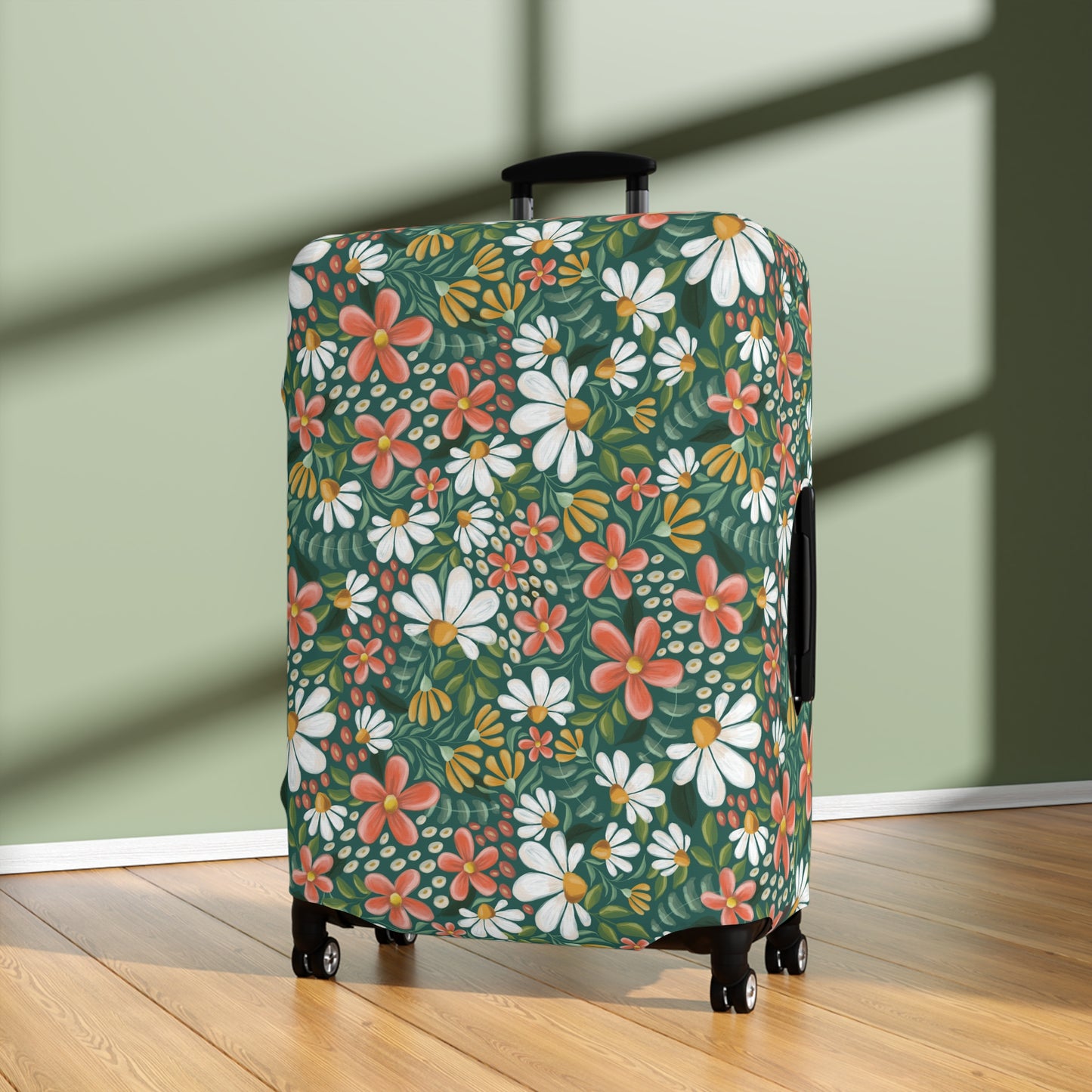 Cosmo Petals - Luggage Cover - howjoyfulshop