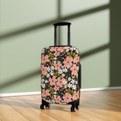 Pink Wildflower - Luggage Cover - howjoyfulshop