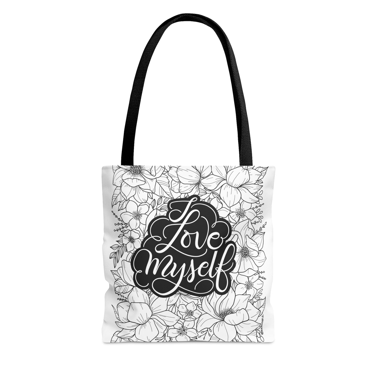 I love Myself - Affirmation Tote Bag - howjoyfulshop