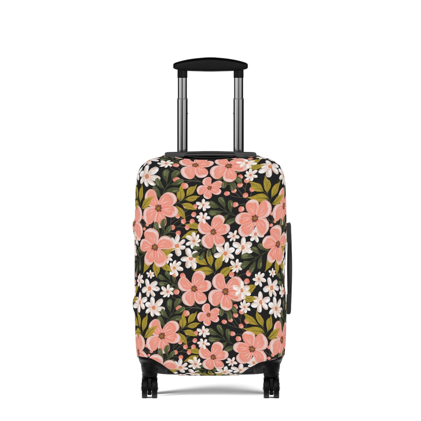 Pink Wildflower - Luggage Cover - howjoyfulshop