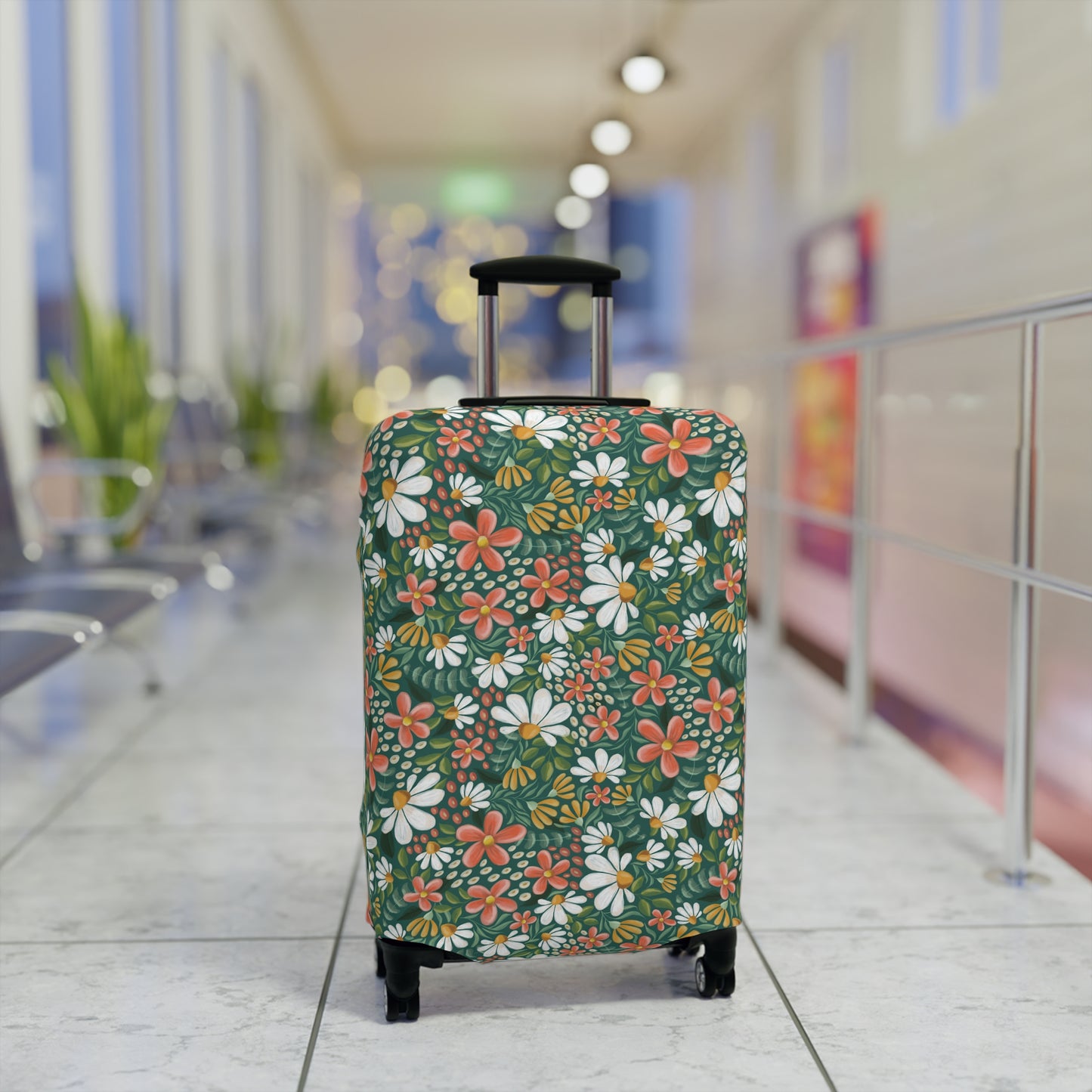 Cosmo Petals - Luggage Cover - howjoyfulshop
