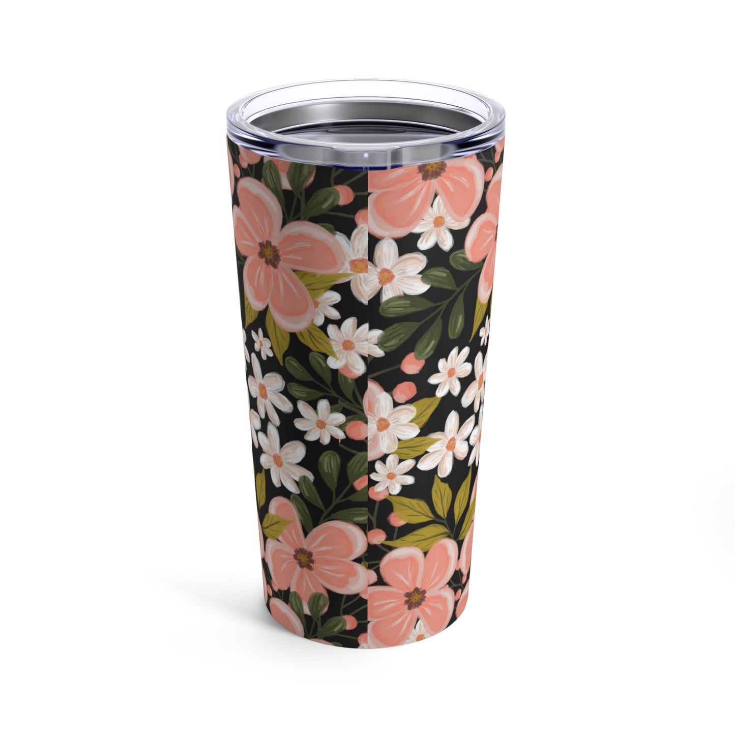 Pink Wildflower - Tumbler 20oz - howjoyfulshop