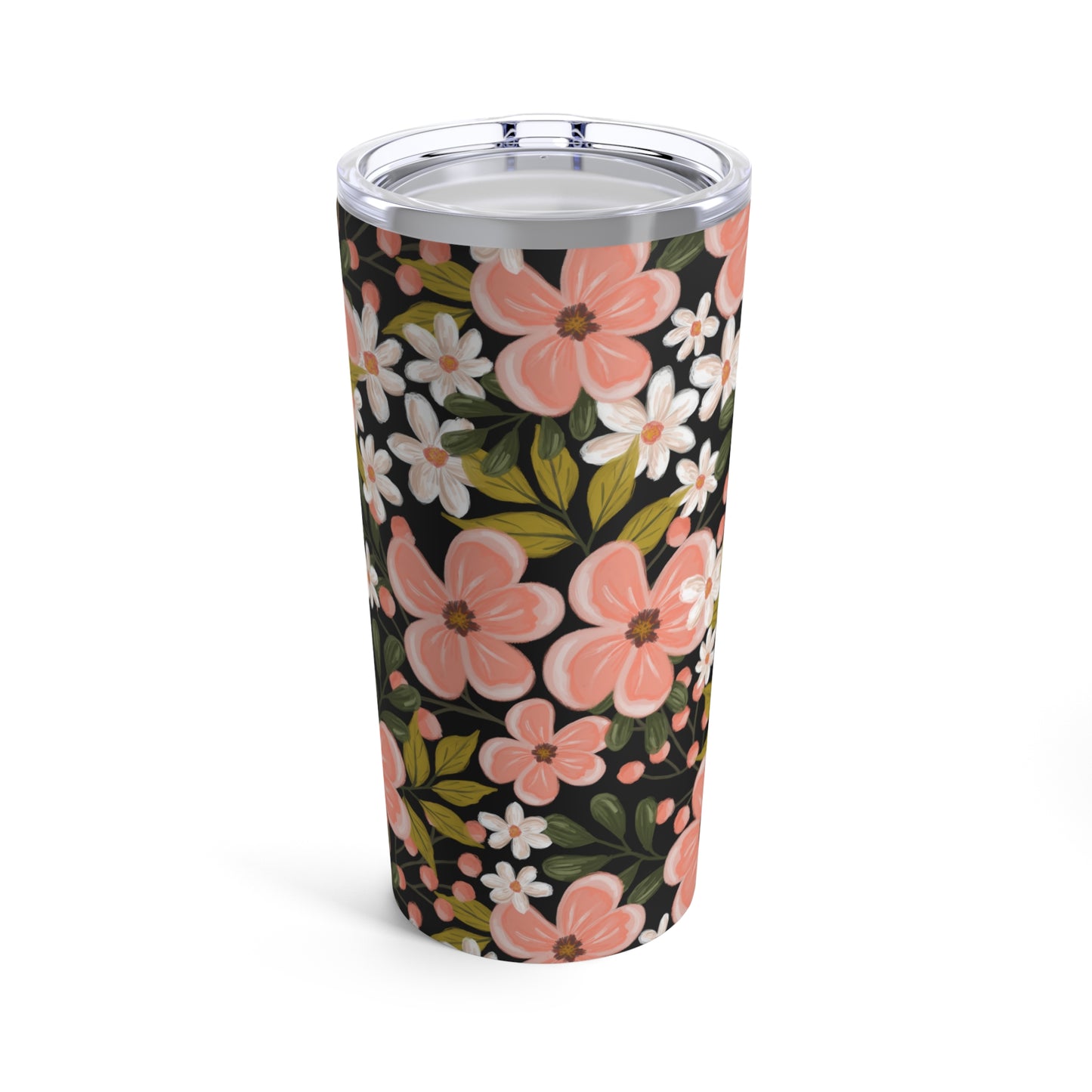 Pink Wildflower - Tumbler 20oz - howjoyfulshop