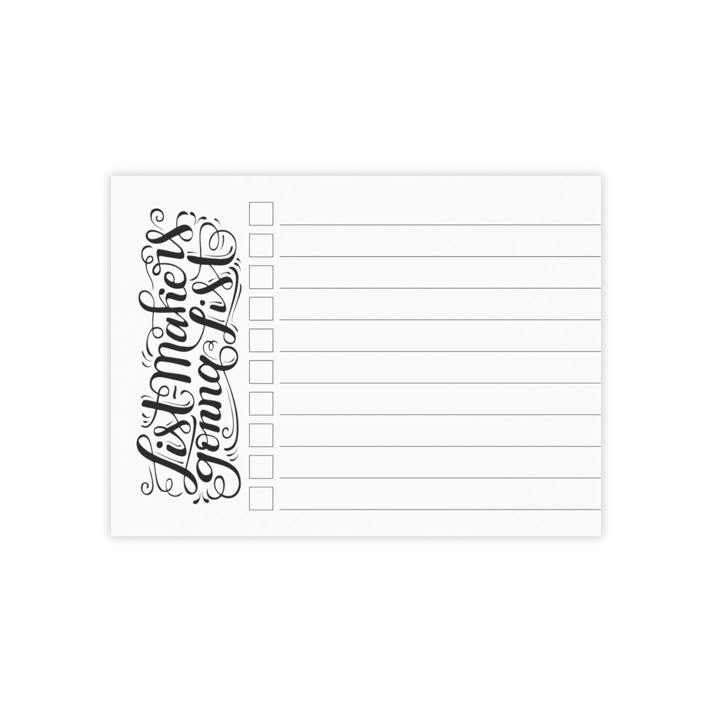 List-makers Gonna List - Post-it® Note Pad - howjoyfulshop