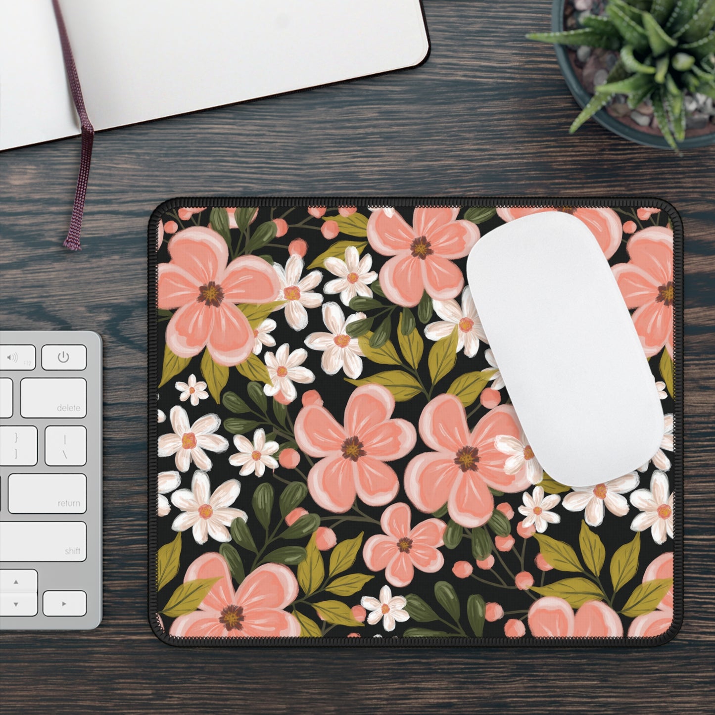 Pink Wildflower - Mousepad - howjoyfulshop