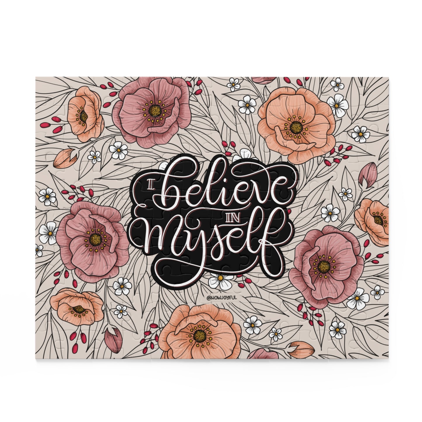 I believe in myself - Affirmation Puzzle - howjoyfulshop