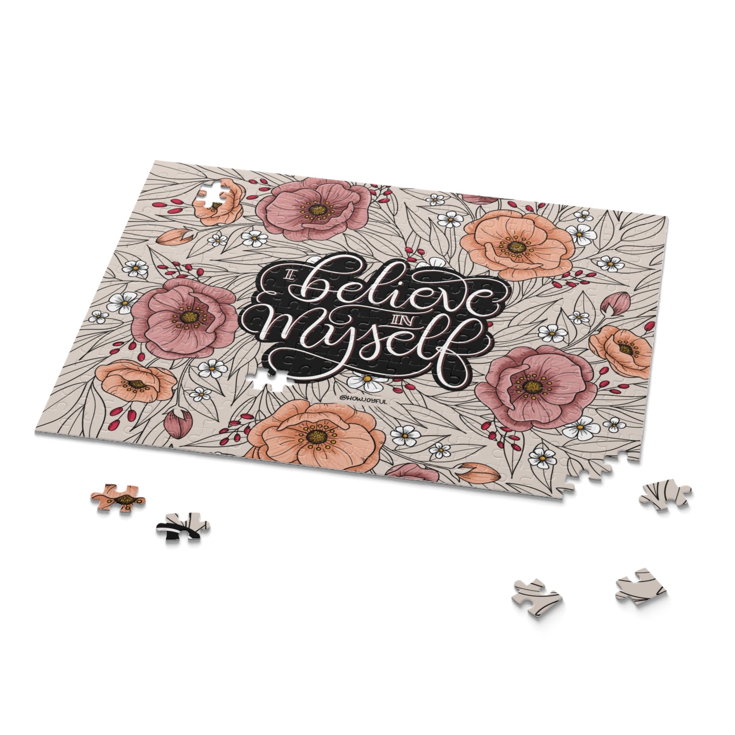 I believe in myself - Affirmation Puzzle - howjoyfulshop