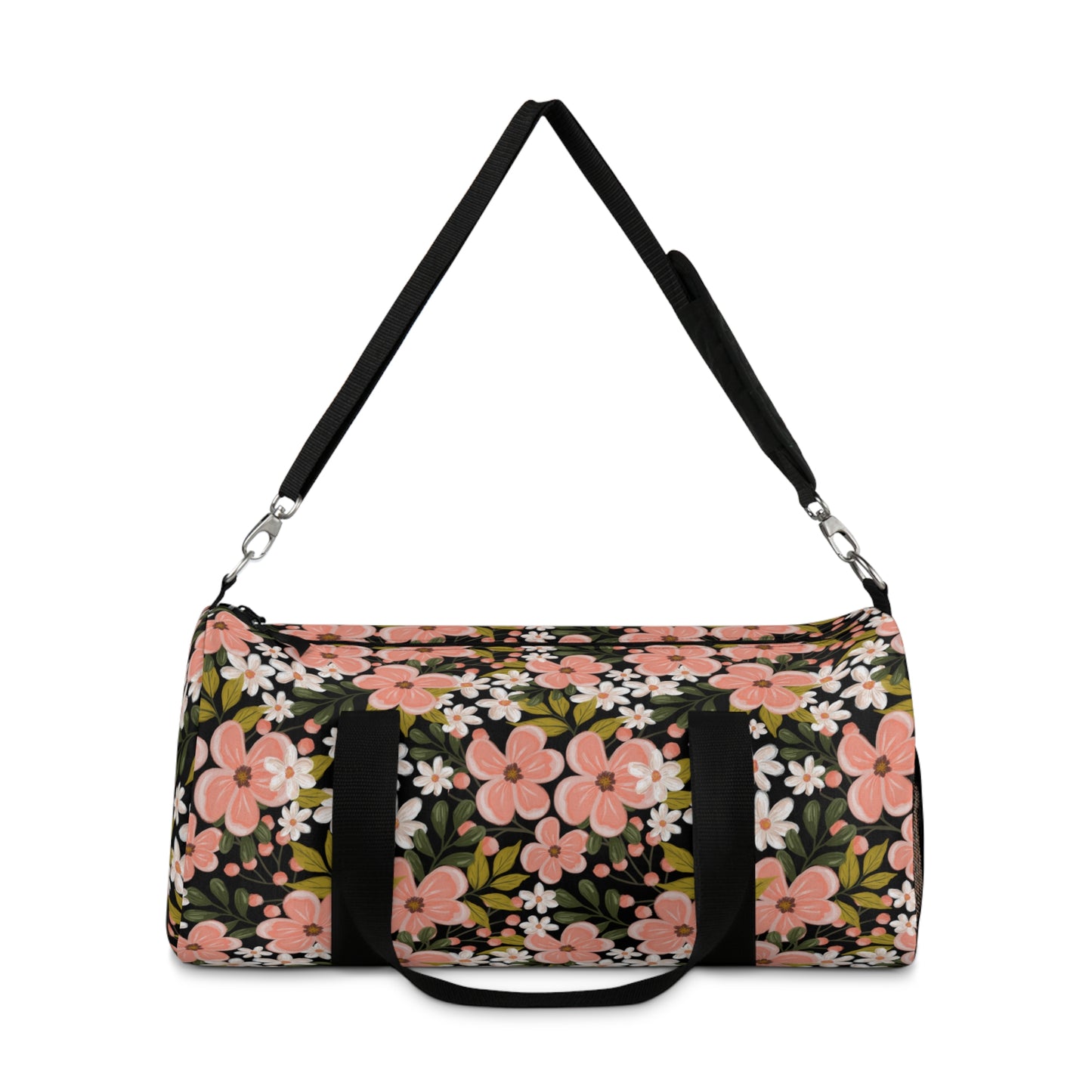 Pink Wildflower - Duffel Bag - howjoyfulshop