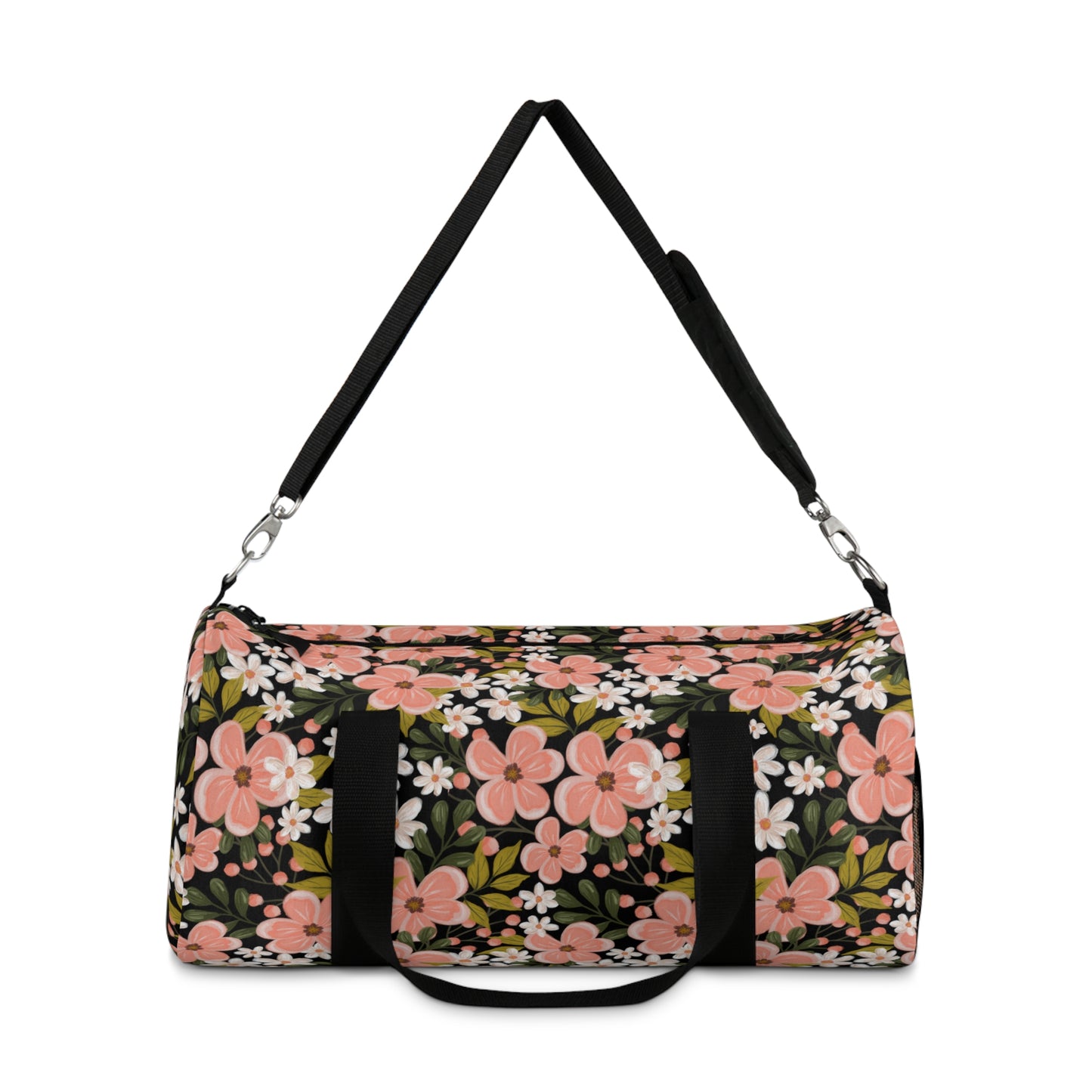 Pink Wildflower - Duffel Bag - howjoyfulshop