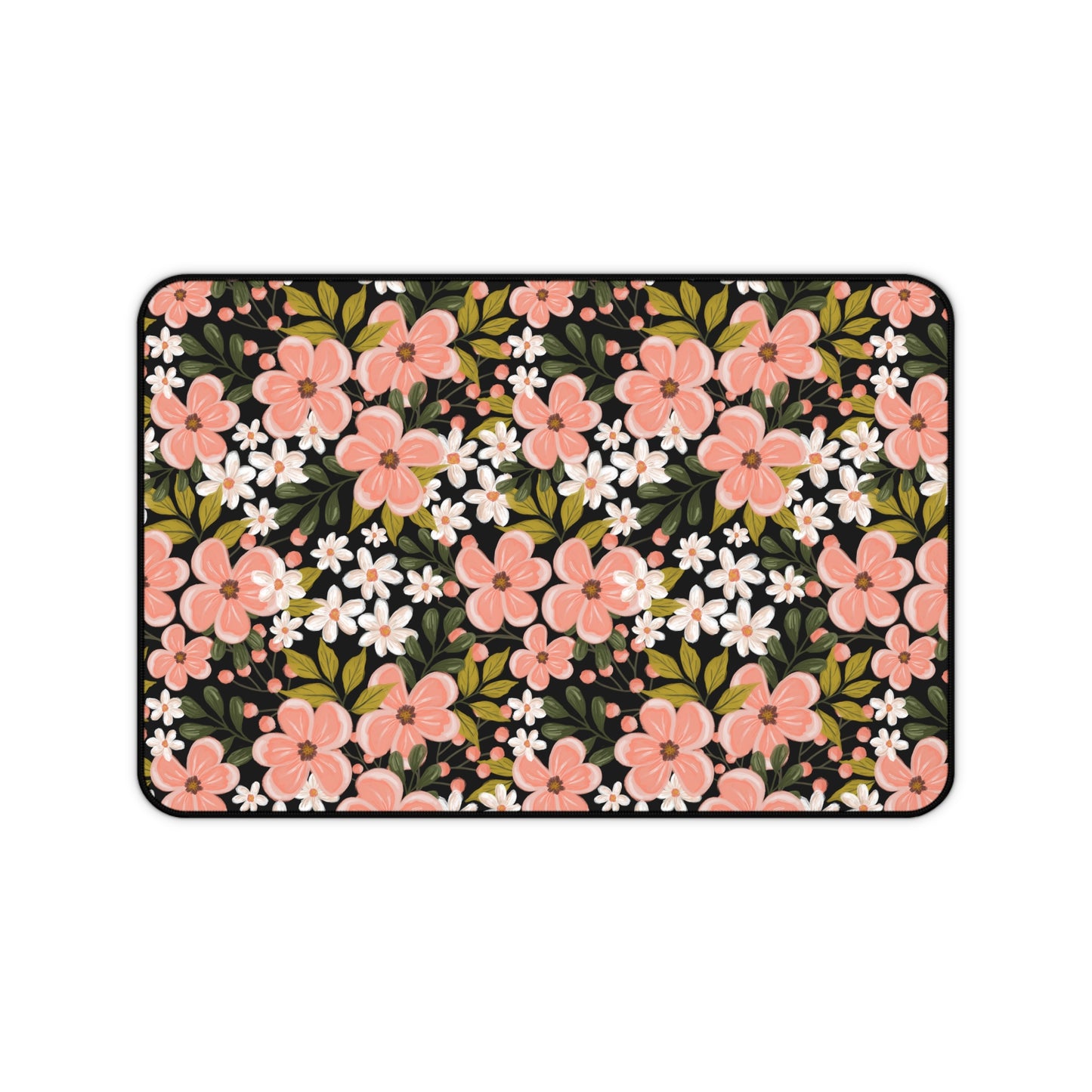 Pink Wildflower - Desk Mat - howjoyfulshop