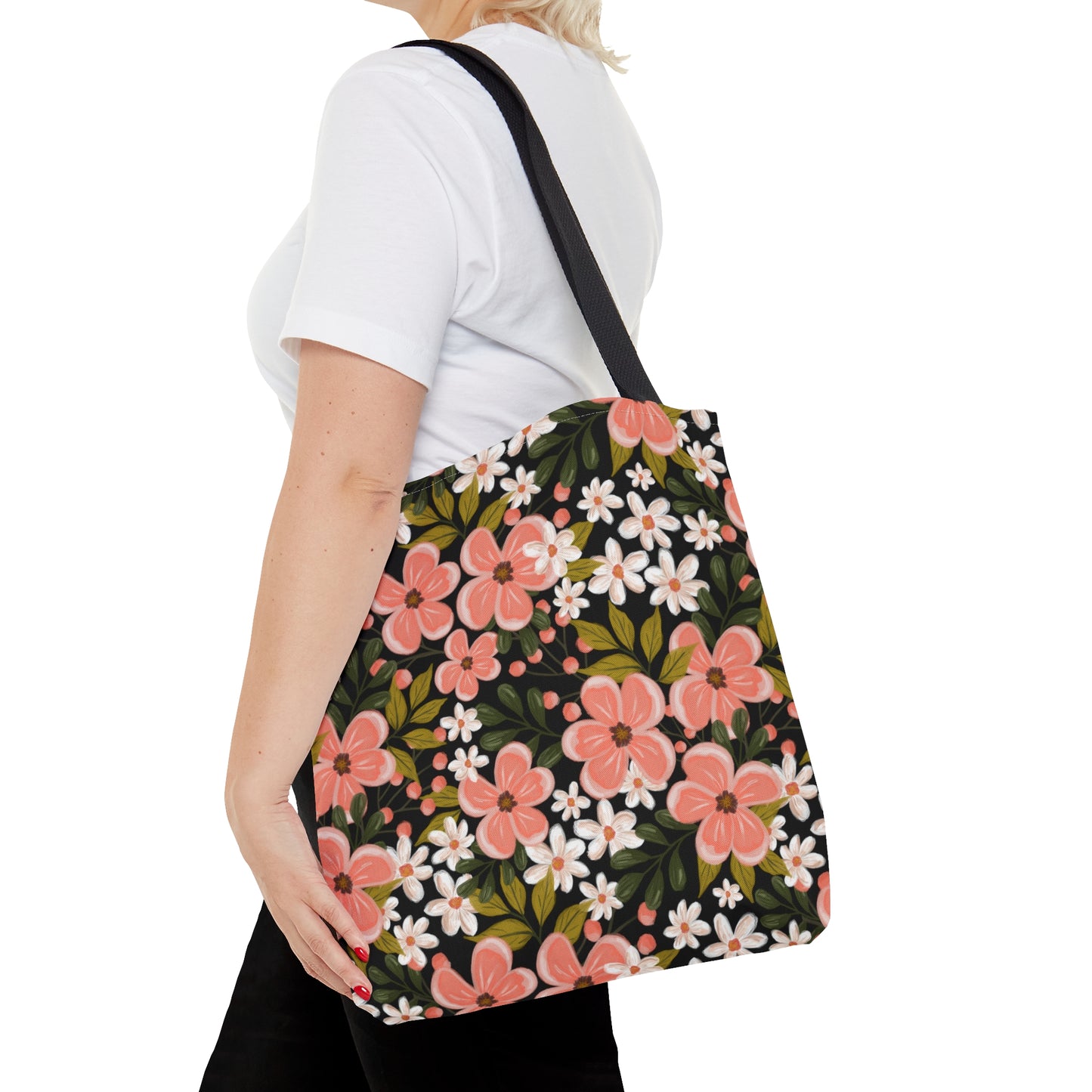 Pink Wildflower - Tote Bag - howjoyfulshop