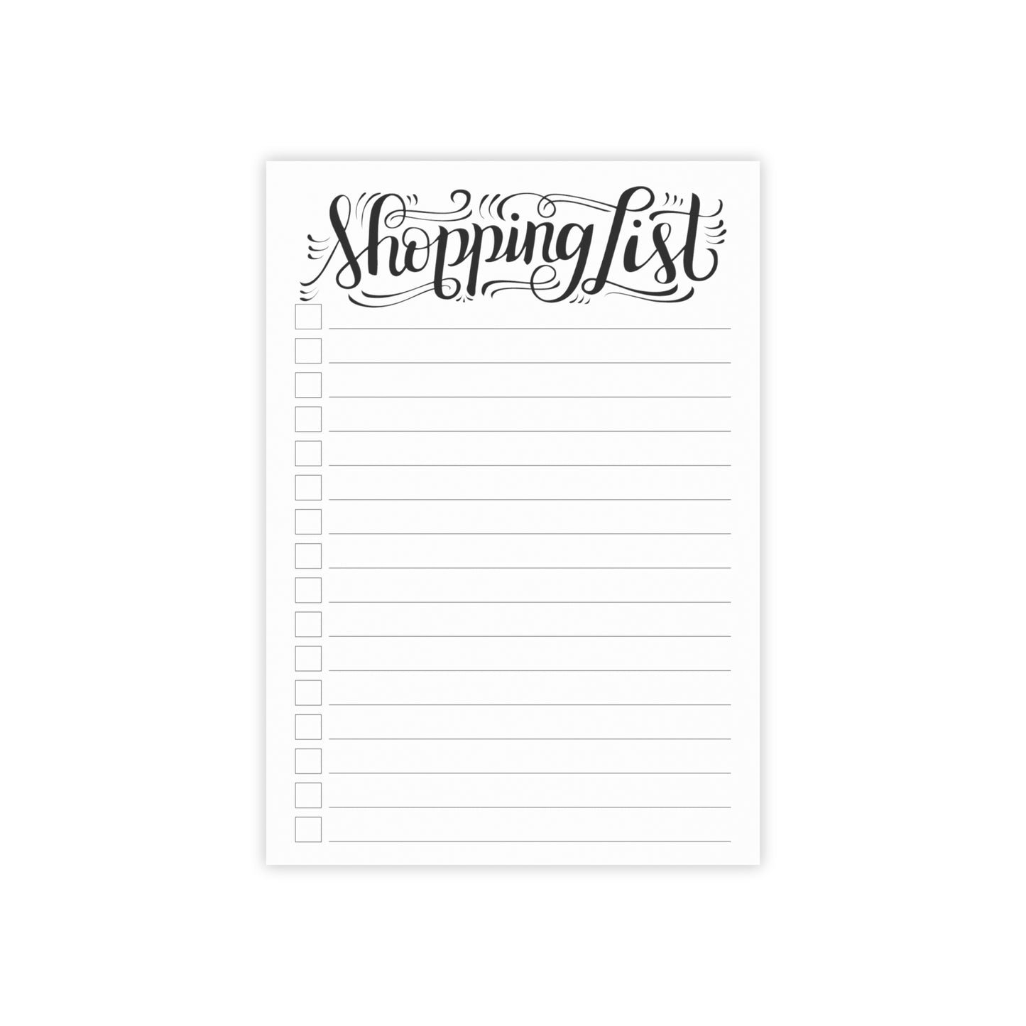 Shopping List - Post-it® Note Pad - howjoyfulshop