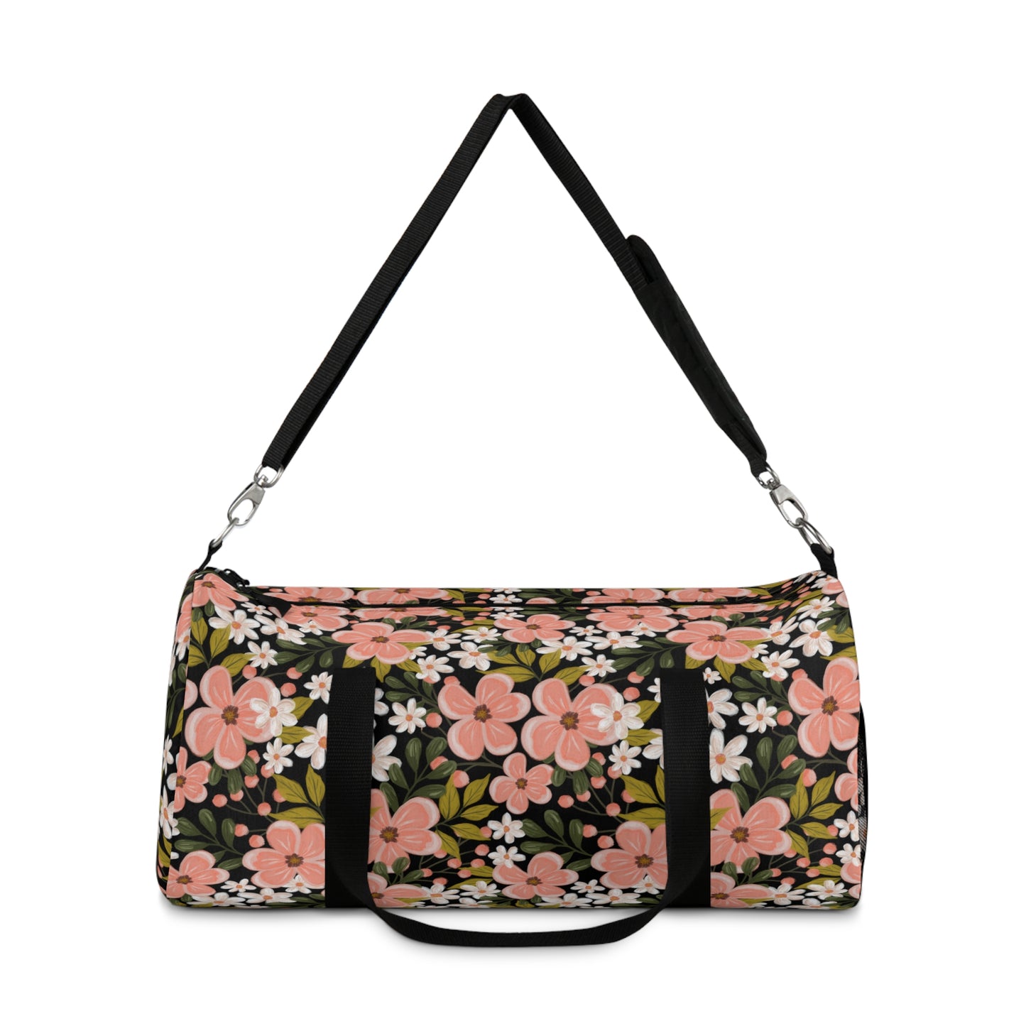 Pink Wildflower - Duffel Bag - howjoyfulshop