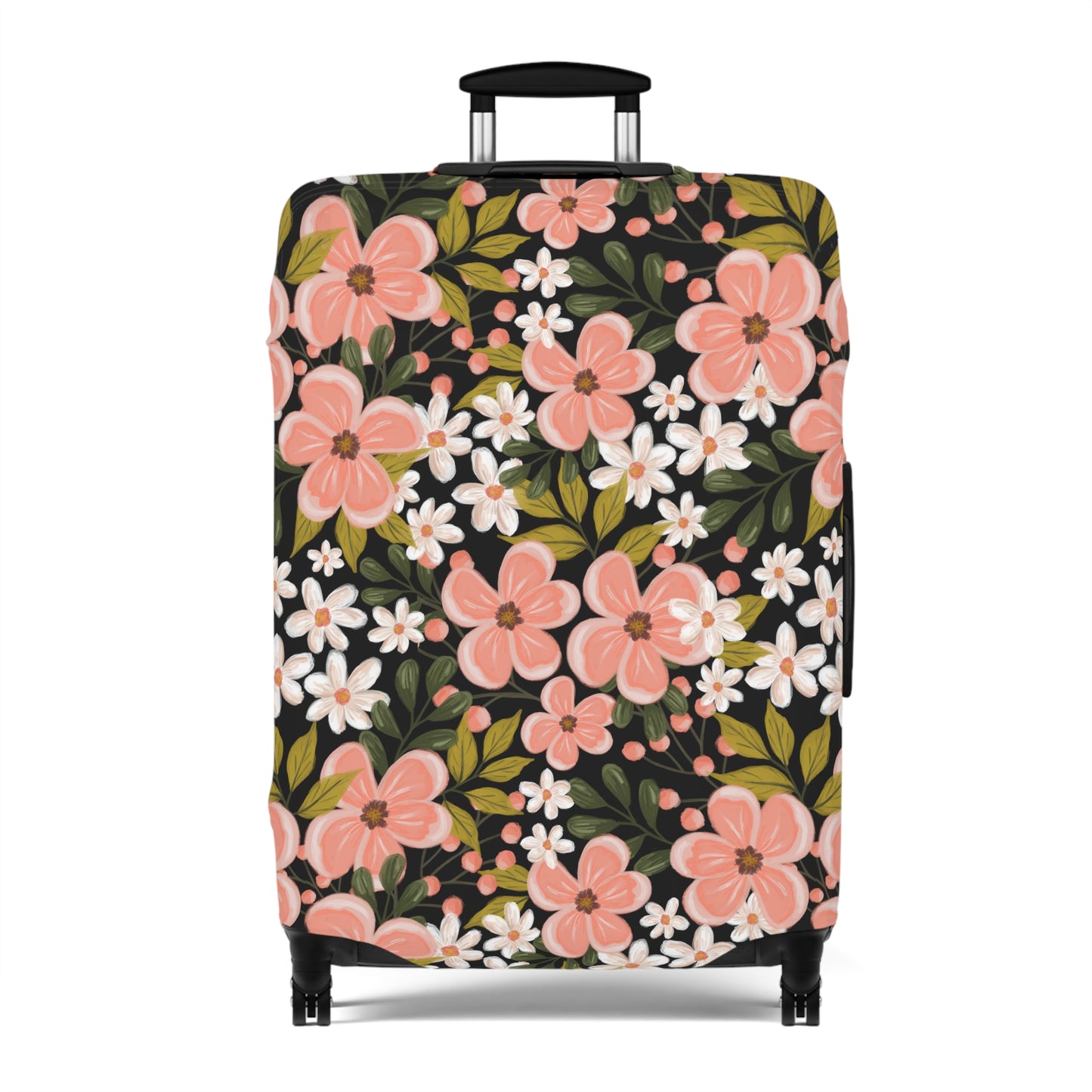 Pink Wildflower - Luggage Cover - howjoyfulshop