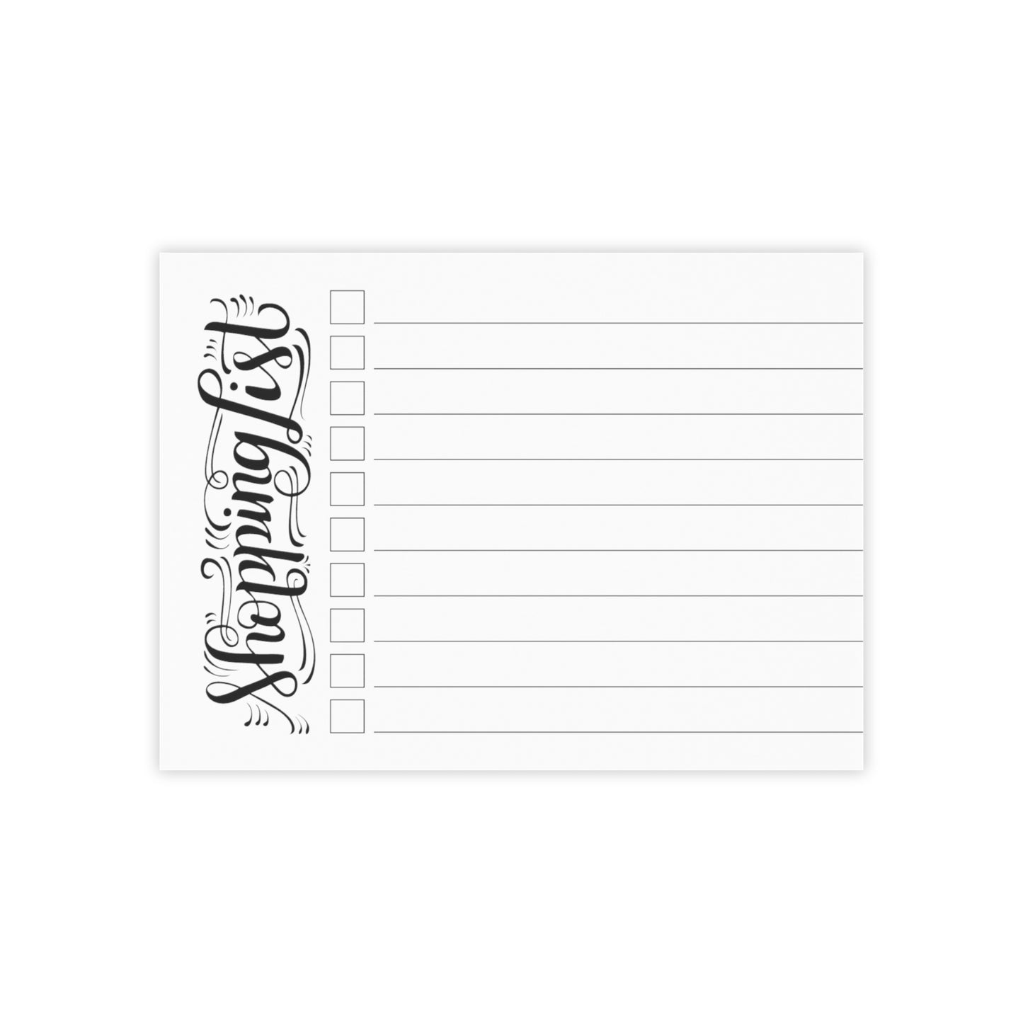 Shopping List - Post-it® Note Pad - howjoyfulshop