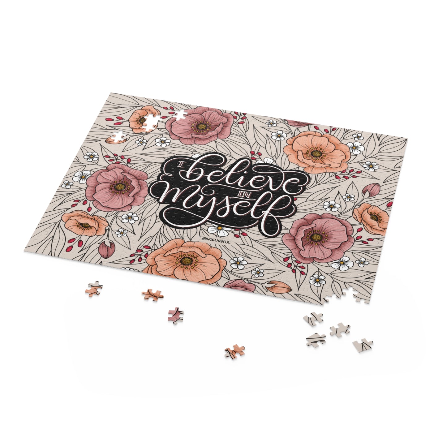 I believe in myself - Affirmation Puzzle - howjoyfulshop