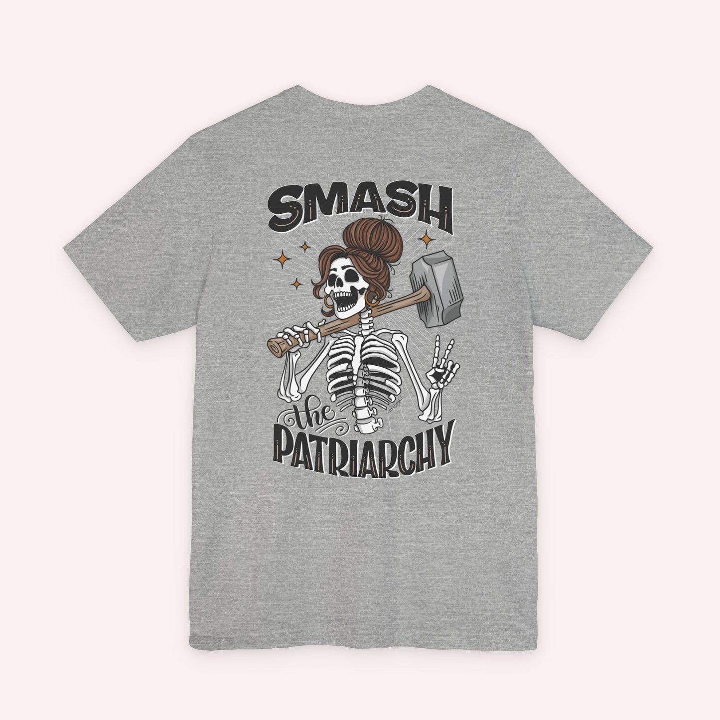 Smash the Patriarchy - Feminist - Woman Empowerment Jersey Tee