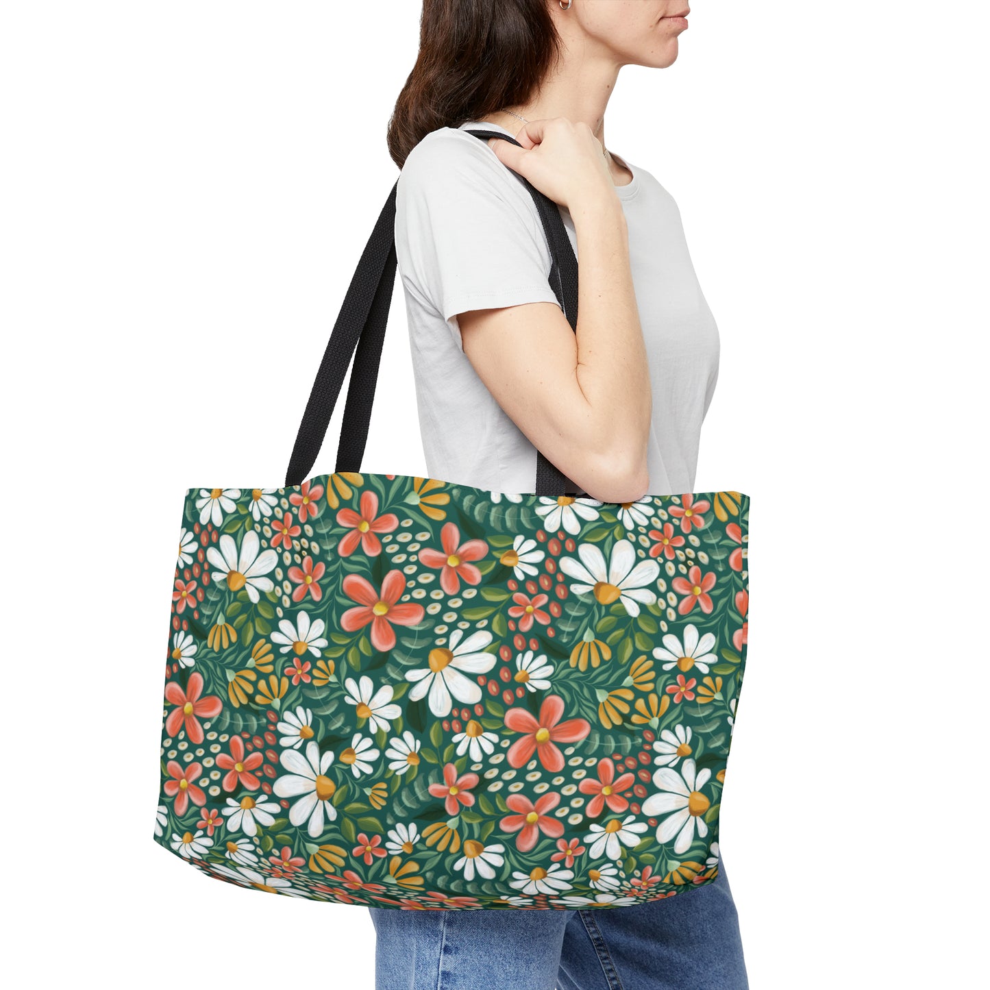 Cosmo Petals - Weekender Tote Bag - howjoyfulshop