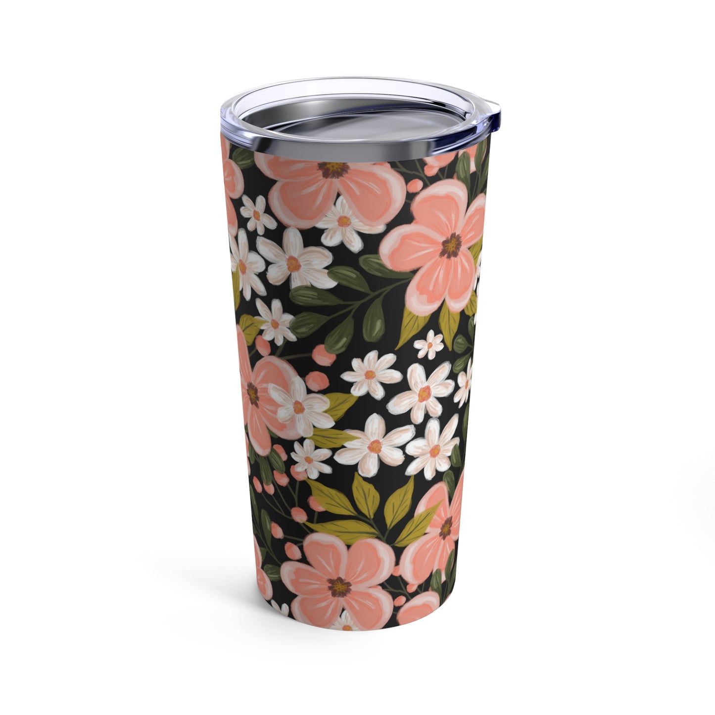 Pink Wildflower - Tumbler 20oz - howjoyfulshop