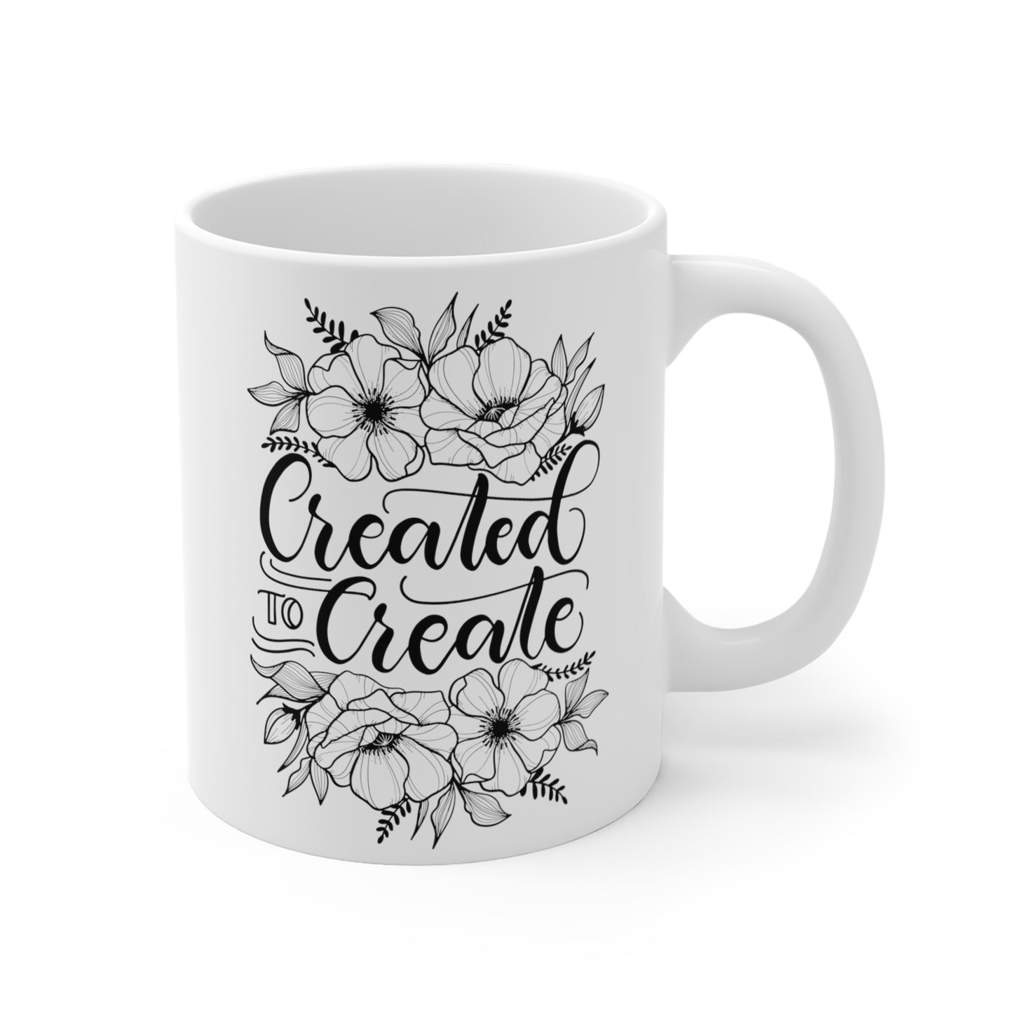 Created to create - 11oz Mug - howjoyfulshop