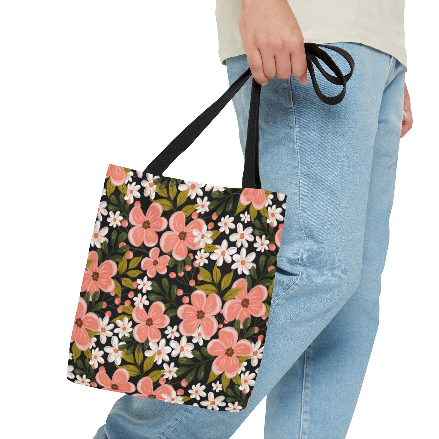 Pink Wildflower - Tote Bag - howjoyfulshop