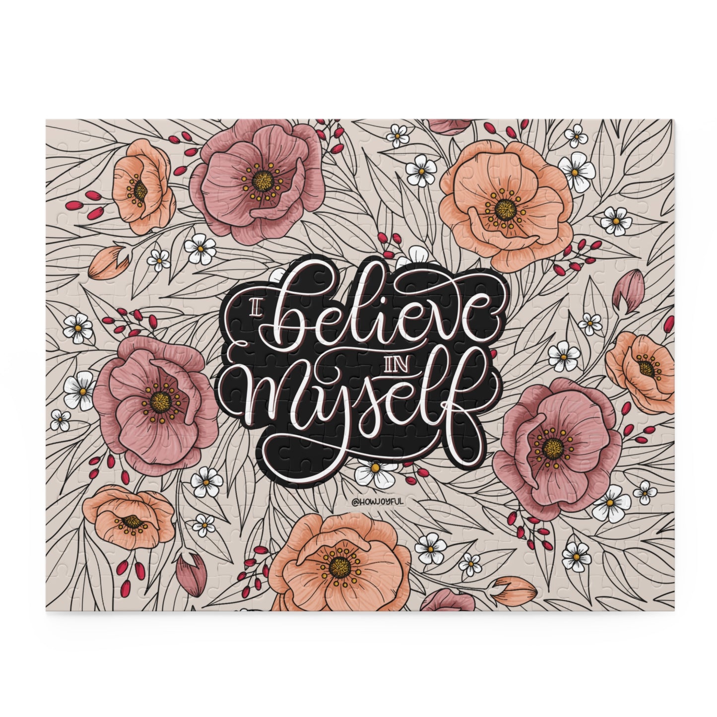 I believe in myself - Affirmation Puzzle - howjoyfulshop