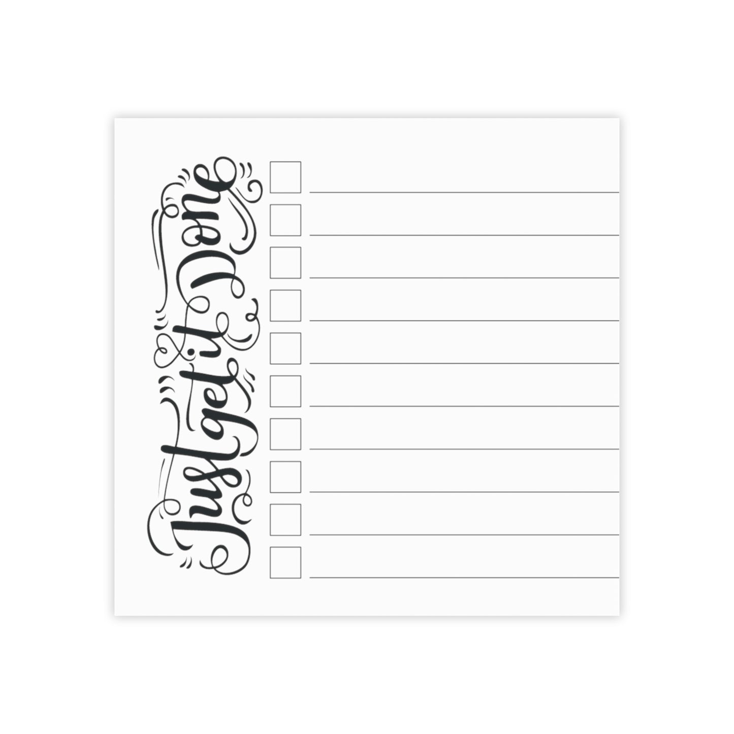 Just Get it Done List - Post-it® Note Pad - howjoyfulshop