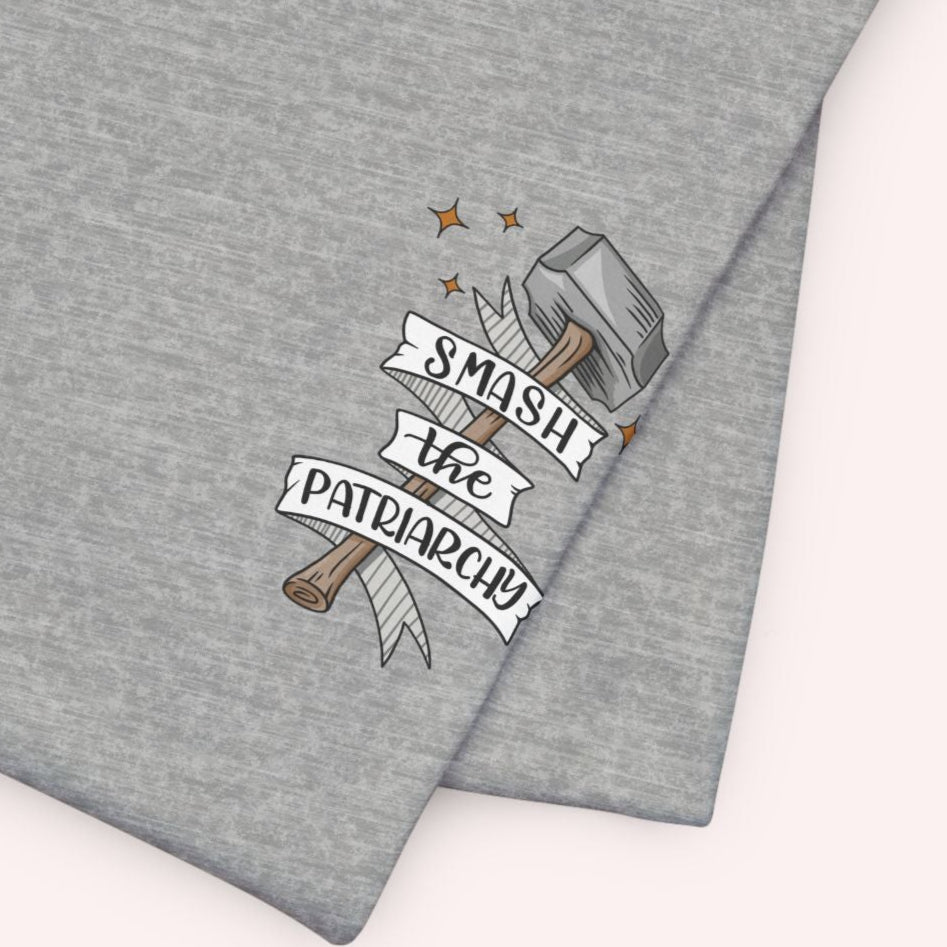 Smash the Patriarchy - Feminist - Woman Empowerment Jersey Tee