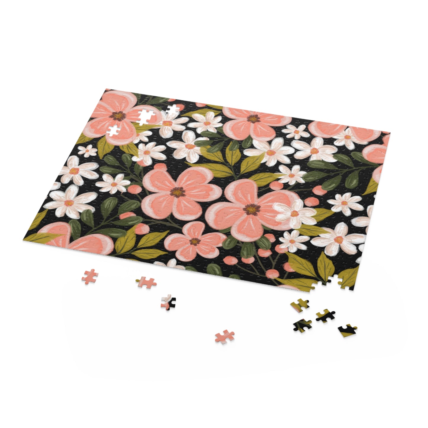 Pink Wildflower - Puzzle - howjoyfulshop