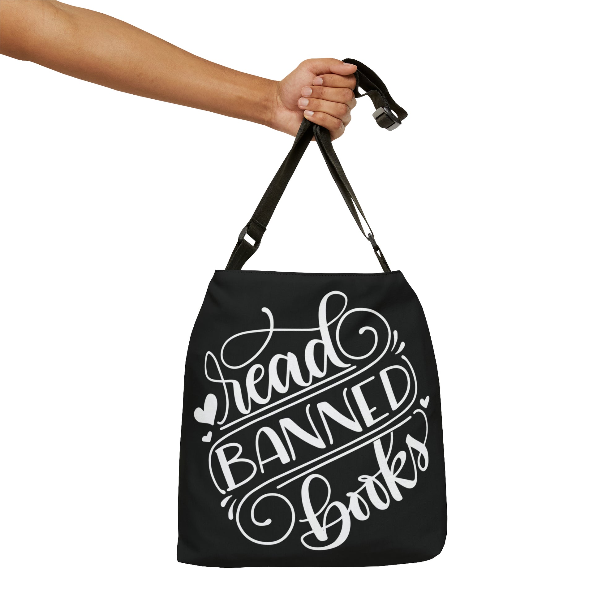 Read banned books - Adjustable Tote Bag - howjoyfulshop