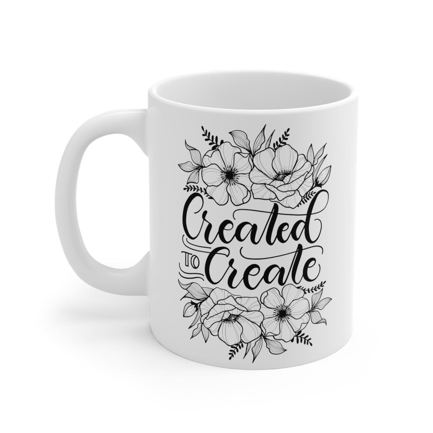 Created to create - 11oz Mug - howjoyfulshop