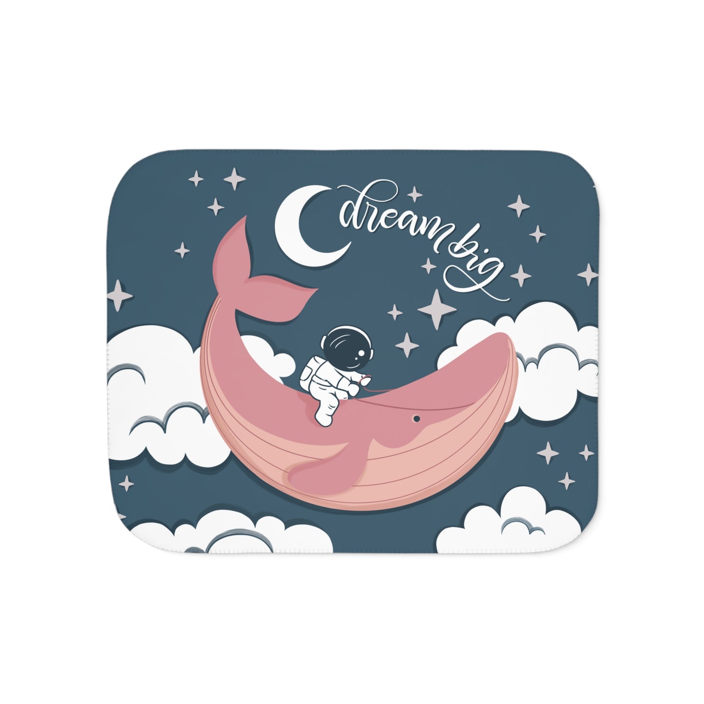 Dream Big Pink - Sherpa Blanket - HowJoyful Shop